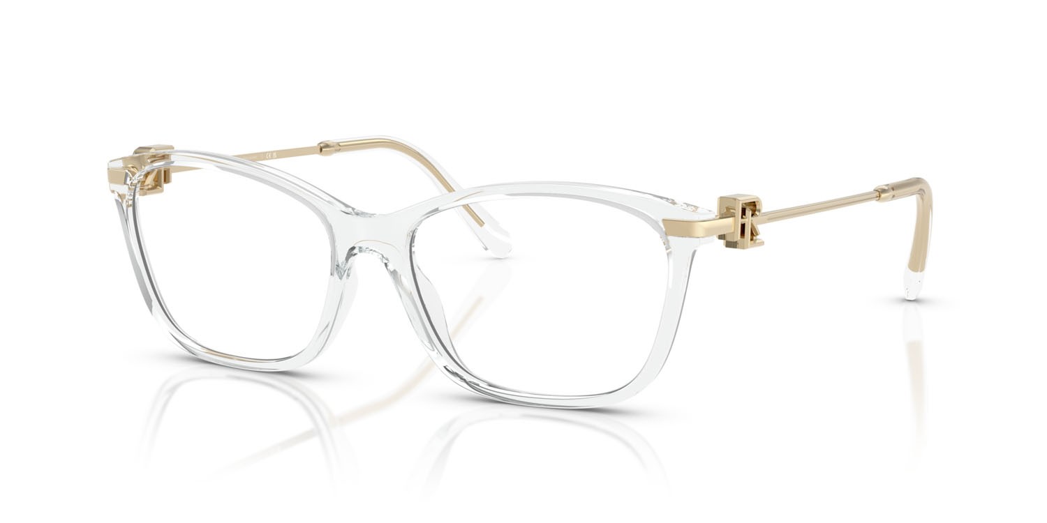 Occhiali da vista Ralph Lauren RL 6247U (5002) colore trasparente forma farfalla lenti lente demo