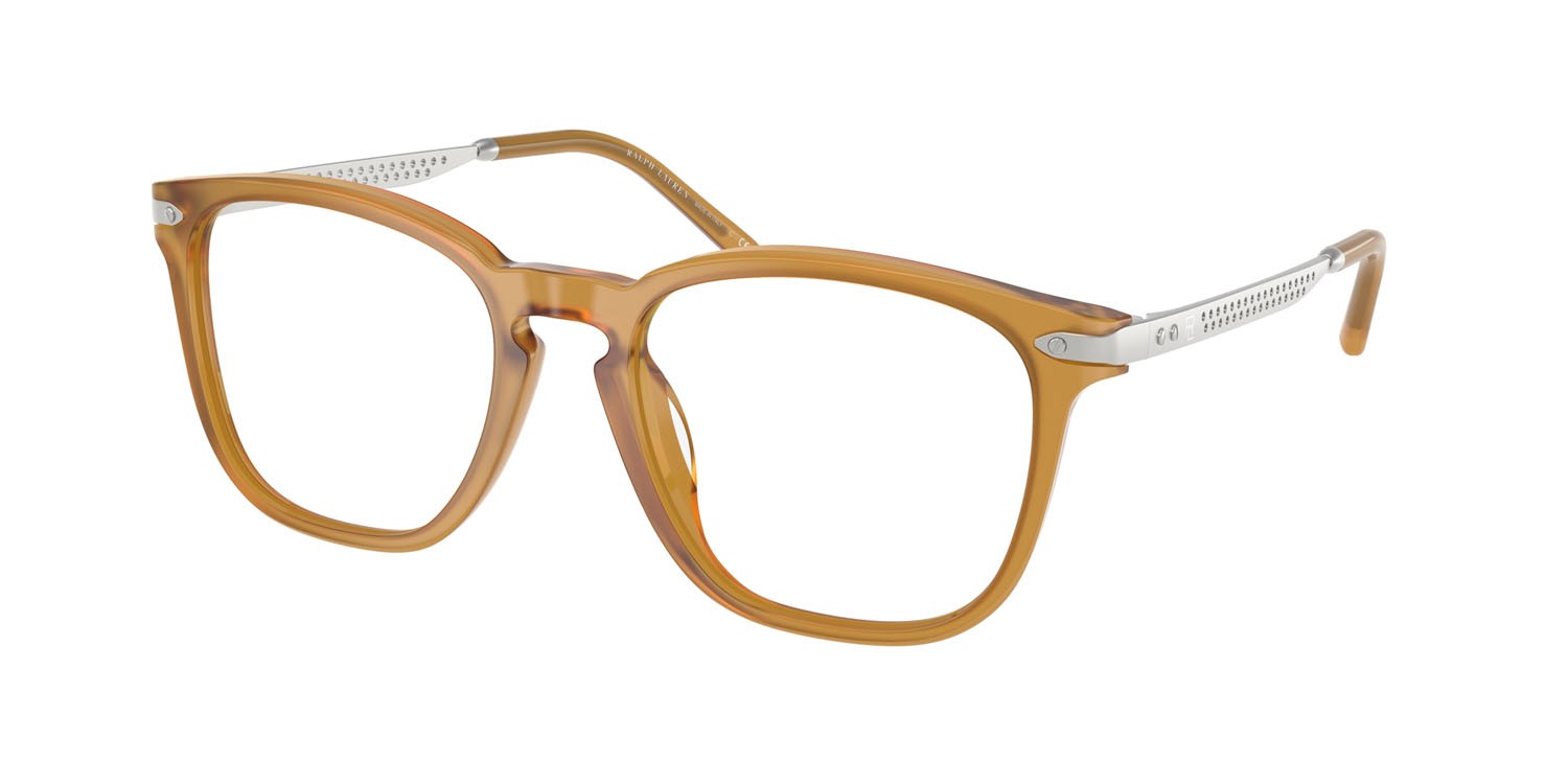 Eyeglasses Ralph Lauren RL 6248U (5275) color miele opalino shape square lenses lente demo