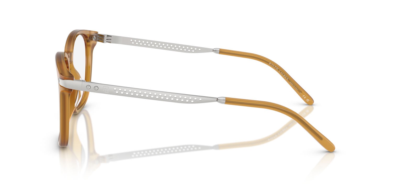 Eyeglasses Ralph Lauren RL 6248U (5275) color miele opalino shape square lenses lente demo