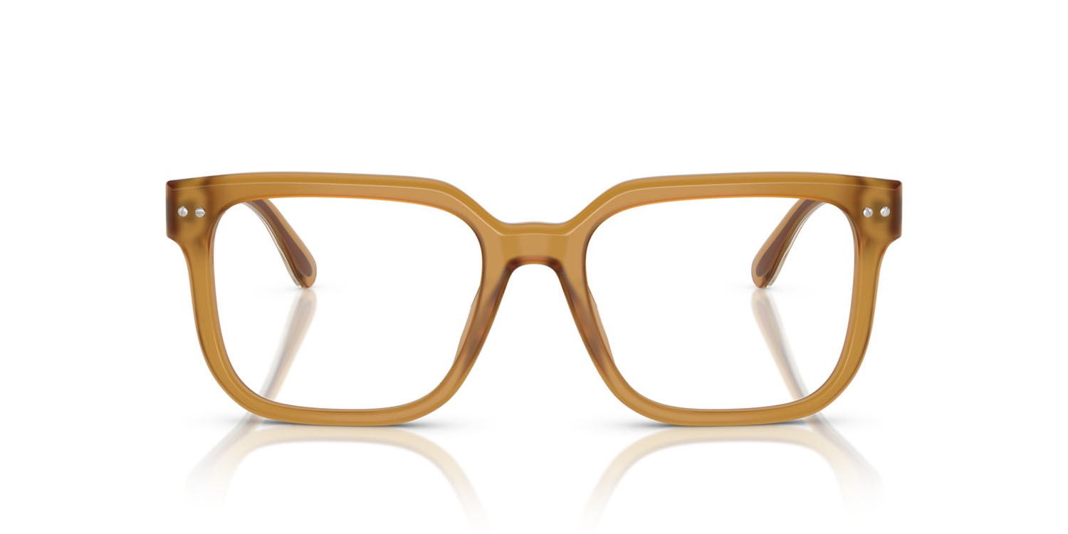 Occhiali da vista Ralph Lauren RL 6249U (5275) colore miele opalino forma rettangolare lenti lente demo