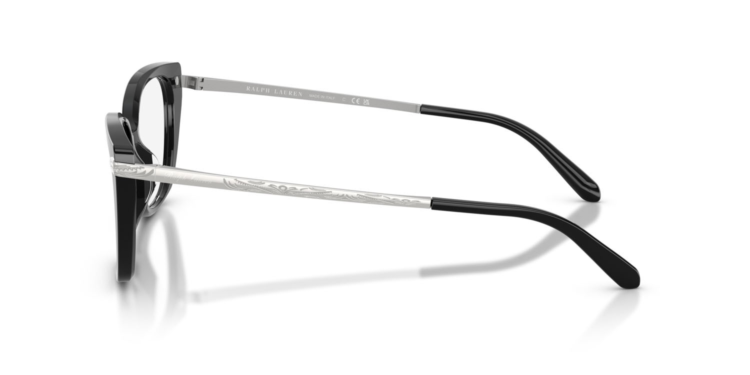 Eyeglasses Ralph Lauren RL 6250U (5001) color nero shape square lenses lente demo