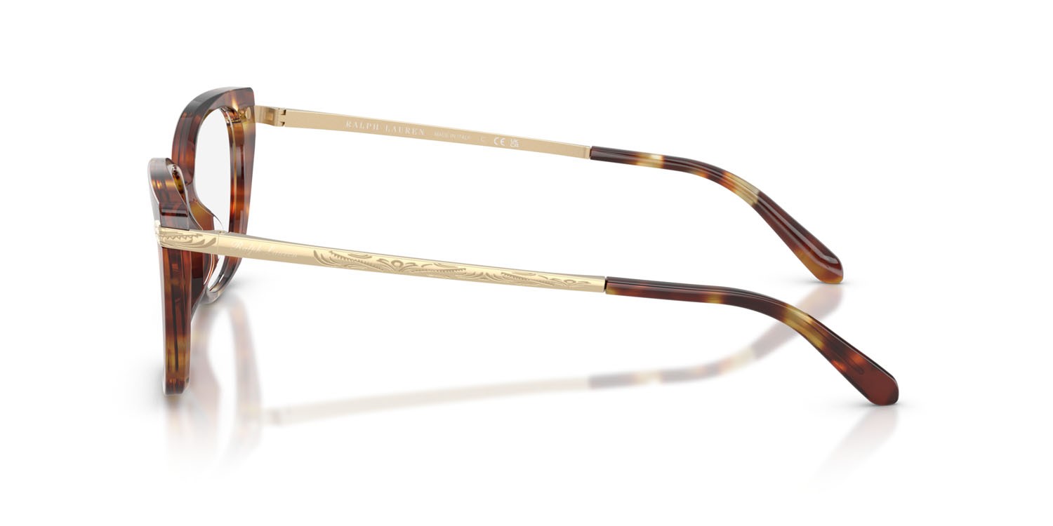 Eyeglasses Ralph Lauren RL 6250U (6056) color havana shape square lenses lente demo