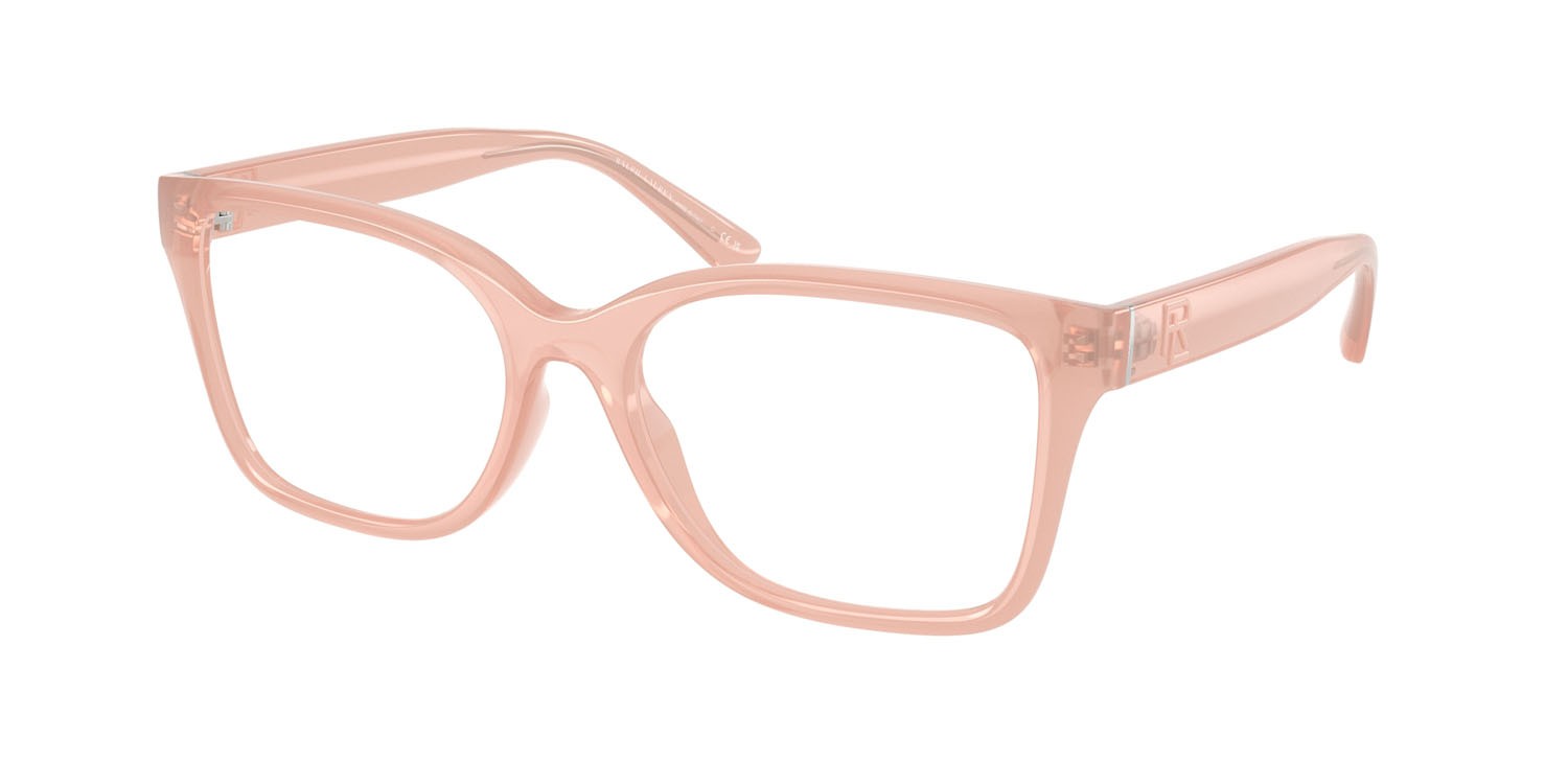 Occhiali da vista Ralph Lauren RL 6251U (6246) colore rosa opale forma quadrato lenti lente demo