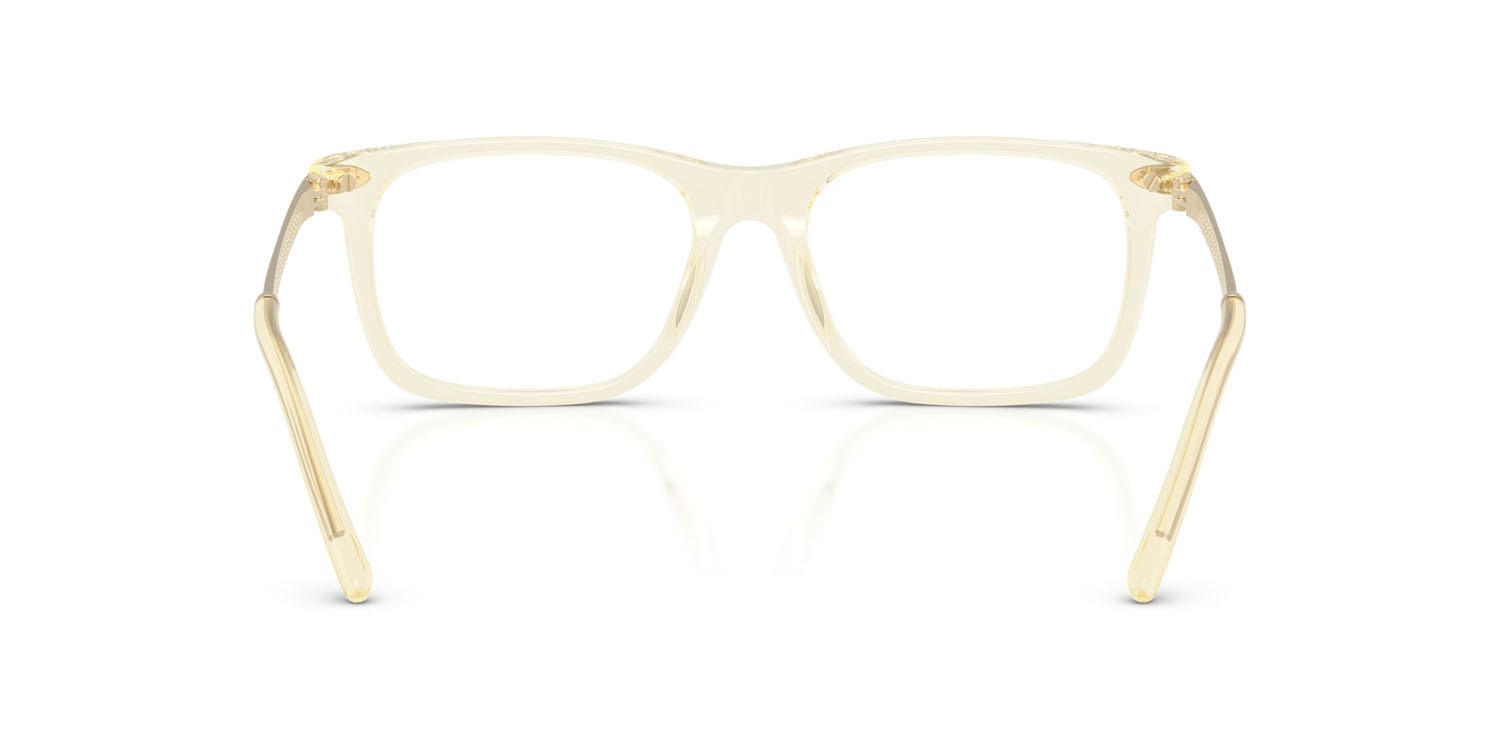 Eyeglasses Ralph Lauren RL 6253U (5034) color giallo trasparente shape rectangle lenses lente demo