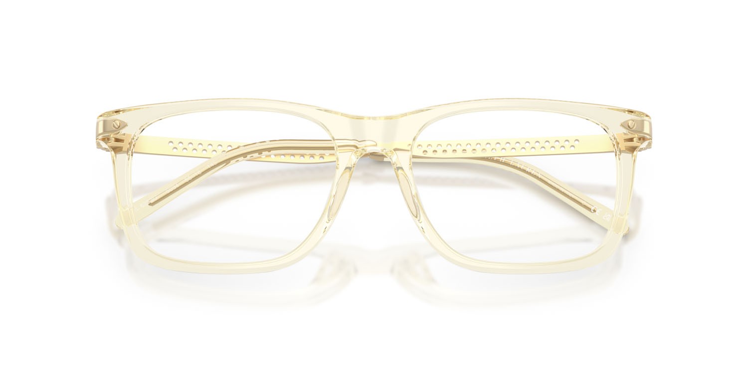 Eyeglasses Ralph Lauren RL 6253U (5034) color giallo trasparente shape rectangle lenses lente demo