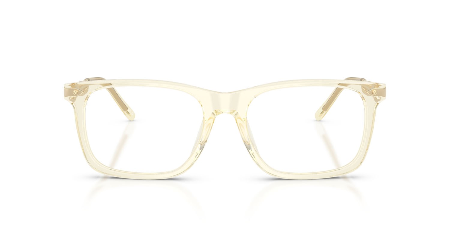 Eyeglasses Ralph Lauren RL 6253U (5034) color giallo trasparente shape rectangle lenses lente demo