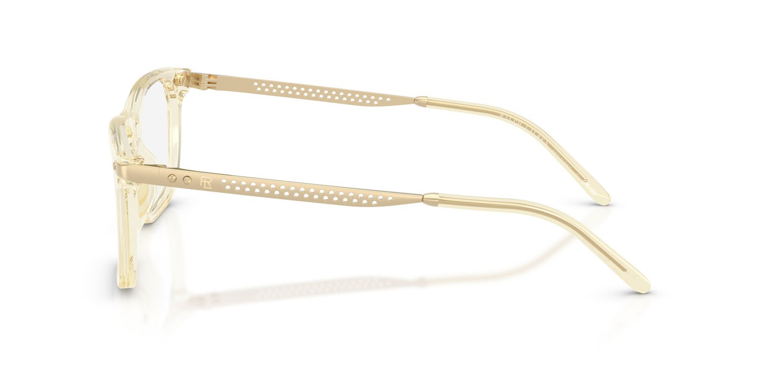 Eyeglasses Ralph Lauren RL 6253U (5034) color giallo trasparente shape rectangle lenses lente demo