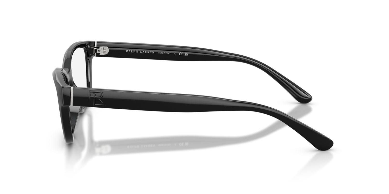 Eyeglasses Ralph Lauren RL 6254U (5001) color nero shape square lenses lente demo