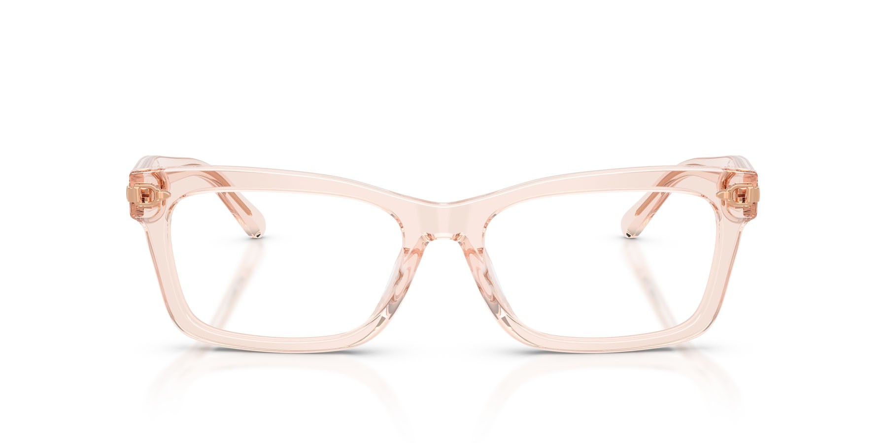 Eyeglasses Ralph Lauren RL 6255U (6305) color rosa trasparente shape rectangle lenses lente demo