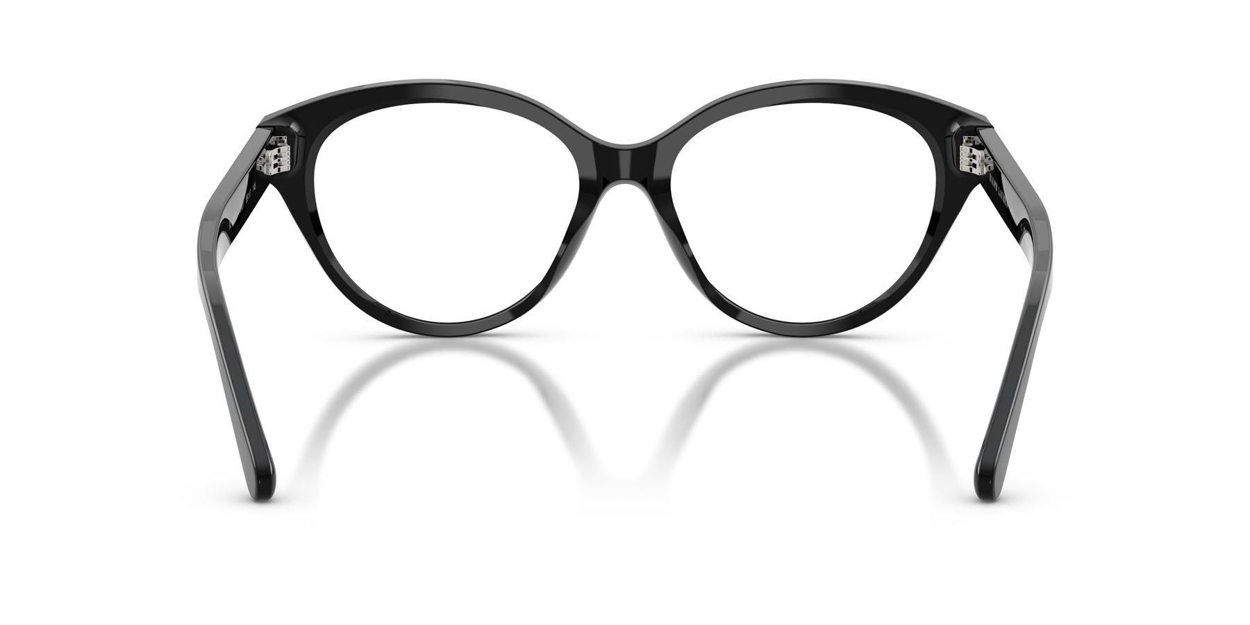 Eyeglasses Ralph Lauren RL 6256U (5001) color nero lucido shape rectangle lenses lente demo