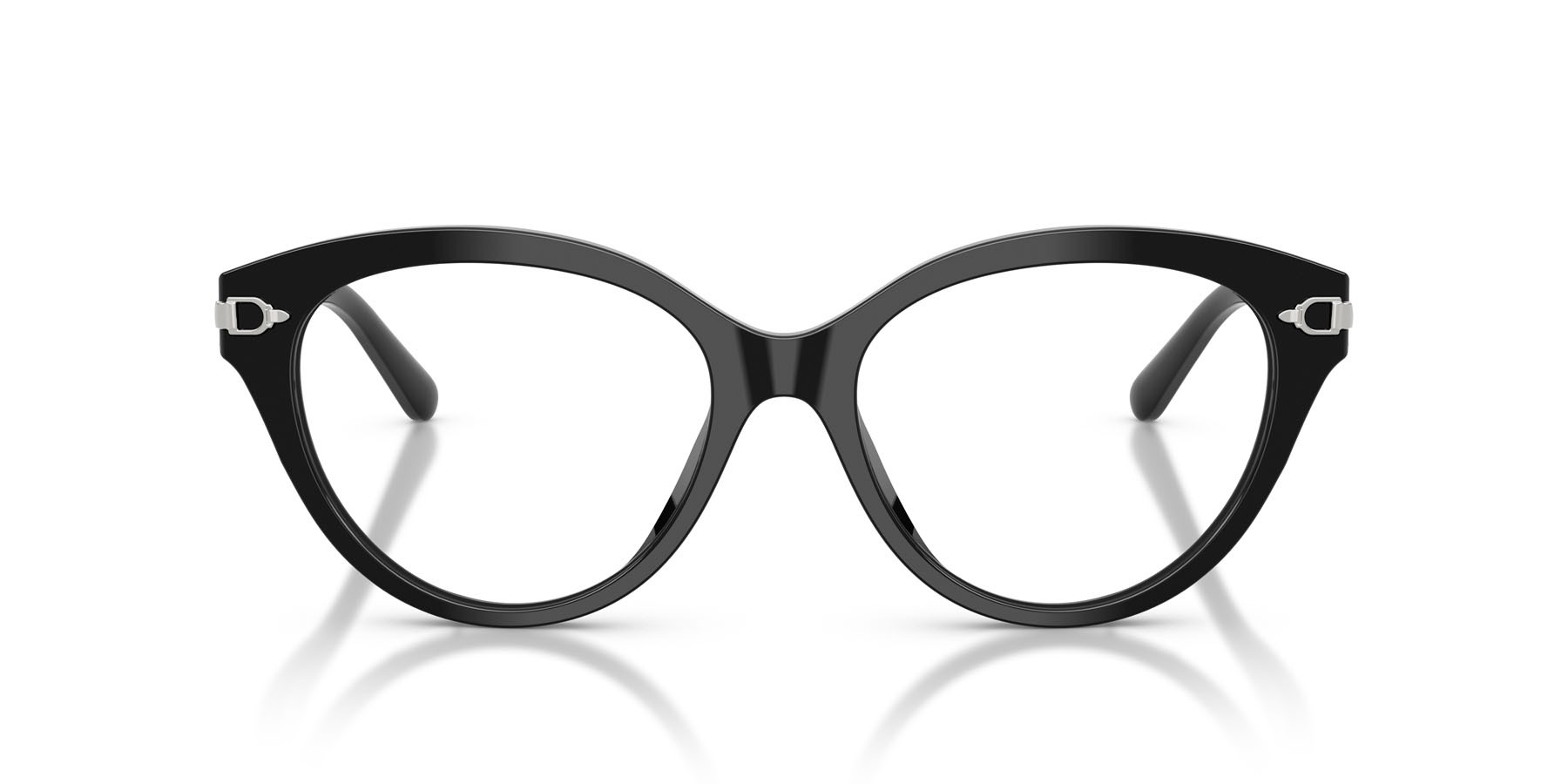 Eyeglasses Ralph Lauren RL 6256U (5001) color nero lucido shape rectangle lenses lente demo