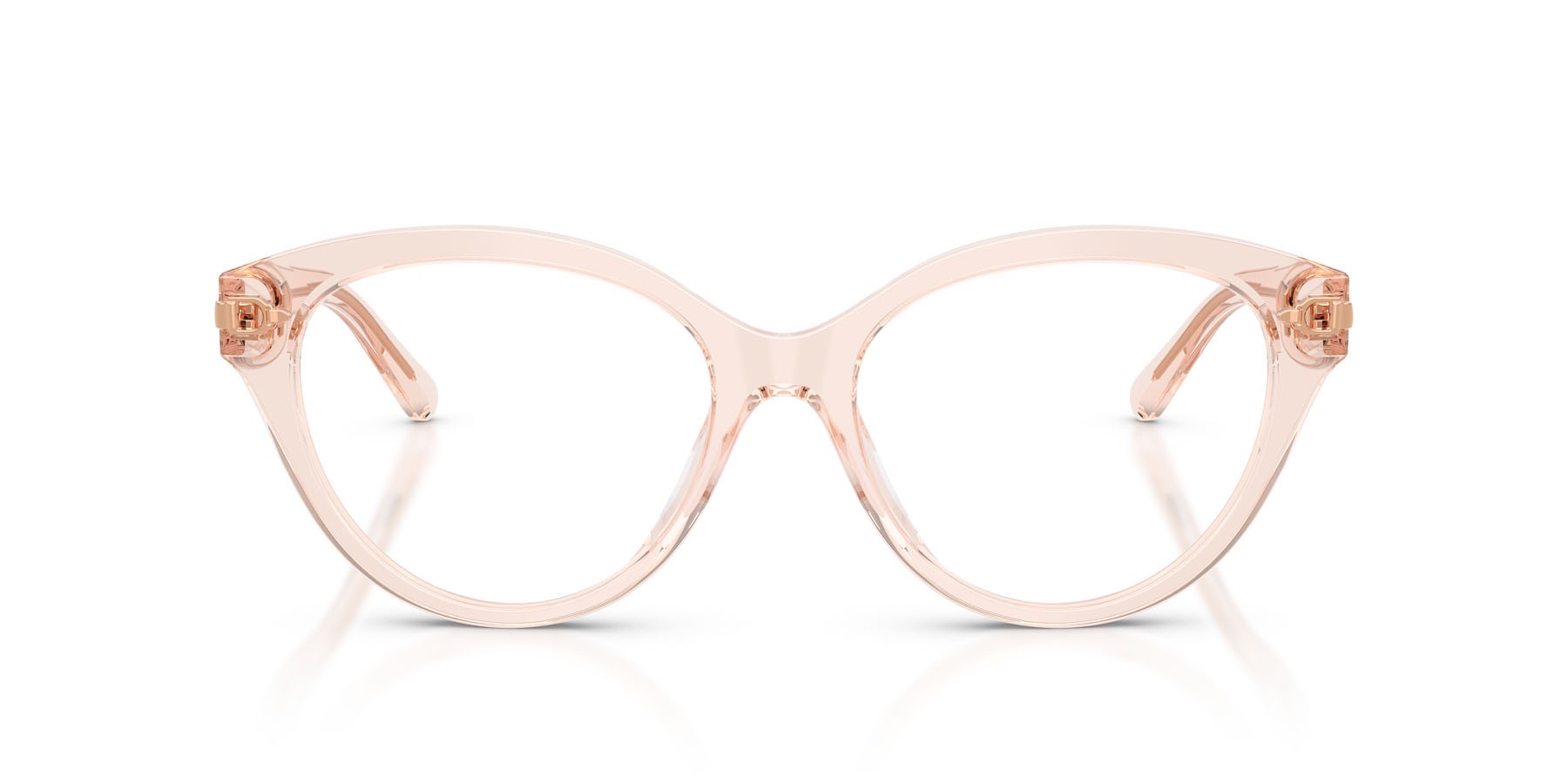 Eyeglasses Ralph Lauren RL 6256U (6305) color rosa trasparente shape rectangle lenses lente demo