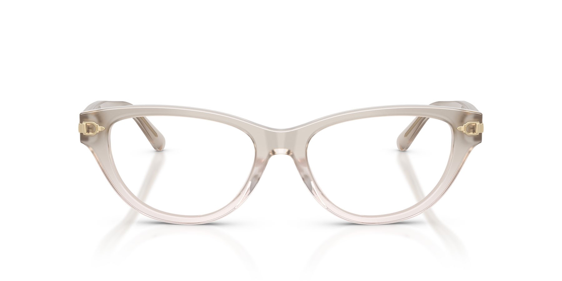 Eyeglasses Ralph Lauren RL 6257U (6112) color transparent grey/pink shape rectangle lenses lente demo