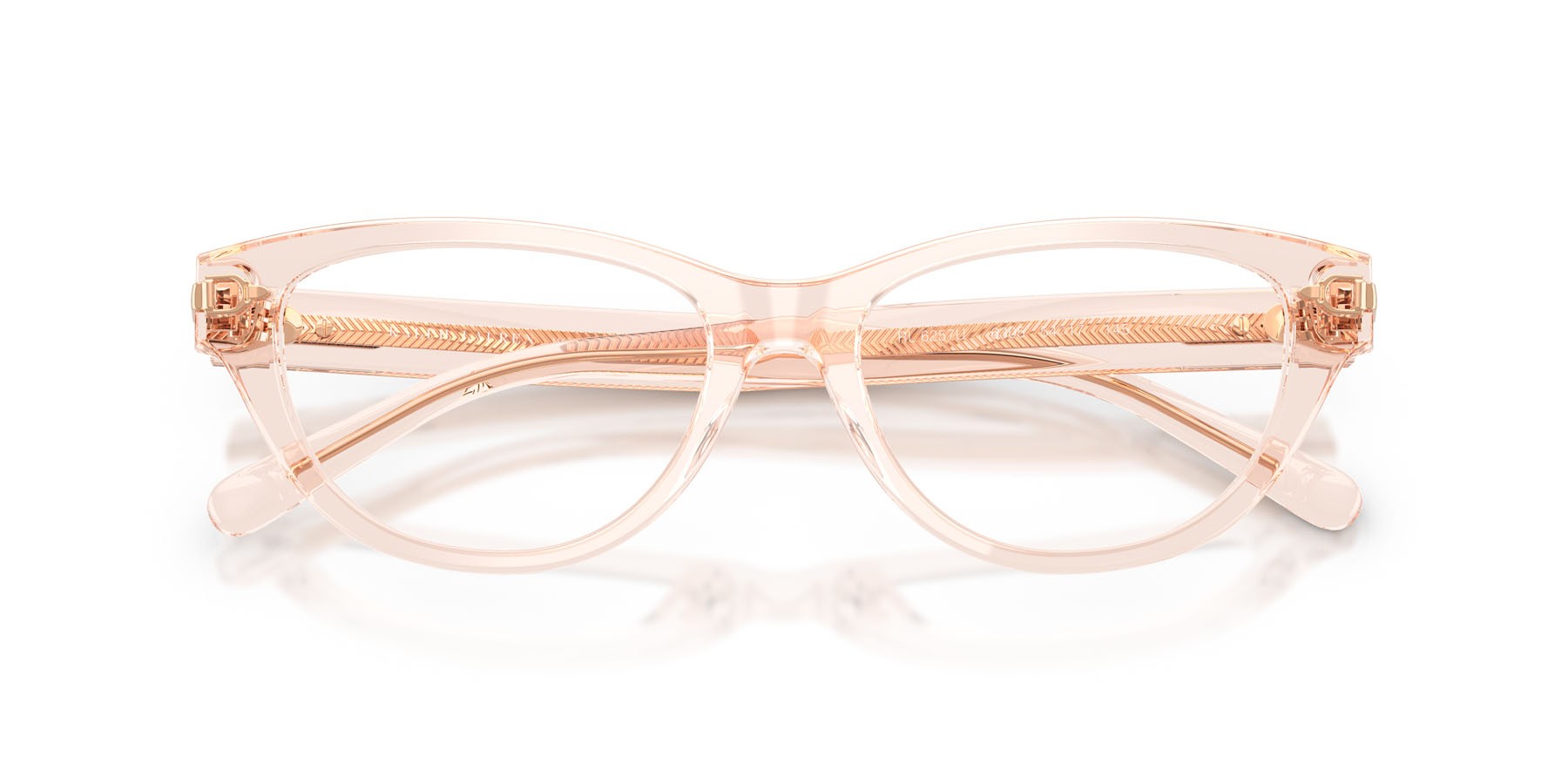 Eyeglasses Ralph Lauren RL 6257U (6305) color rosa trasparente shape rectangle lenses lente demo