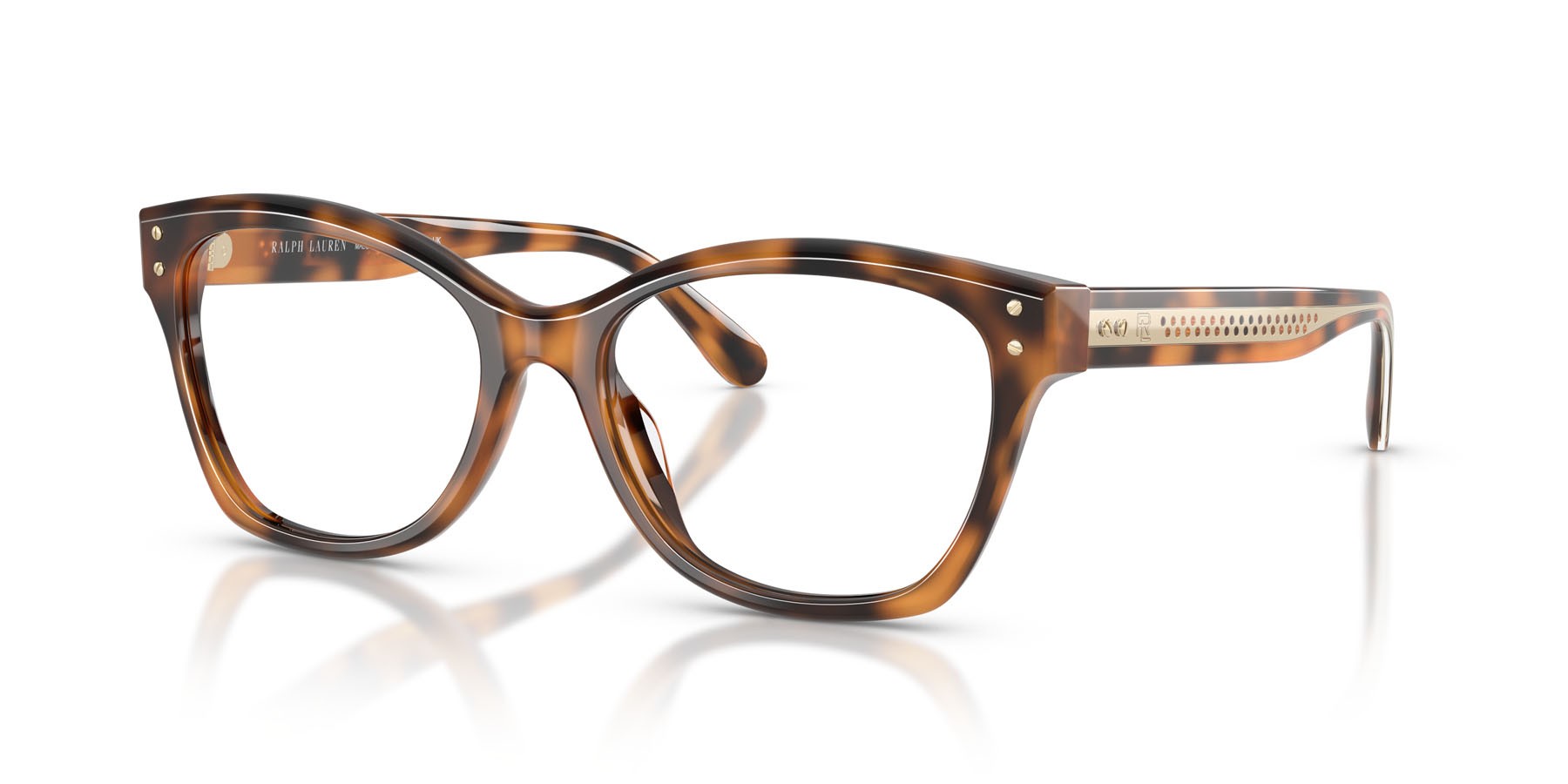 Occhiali da vista Ralph Lauren RL 6259U (6089) colore havana forma cat eye lenti lente demo