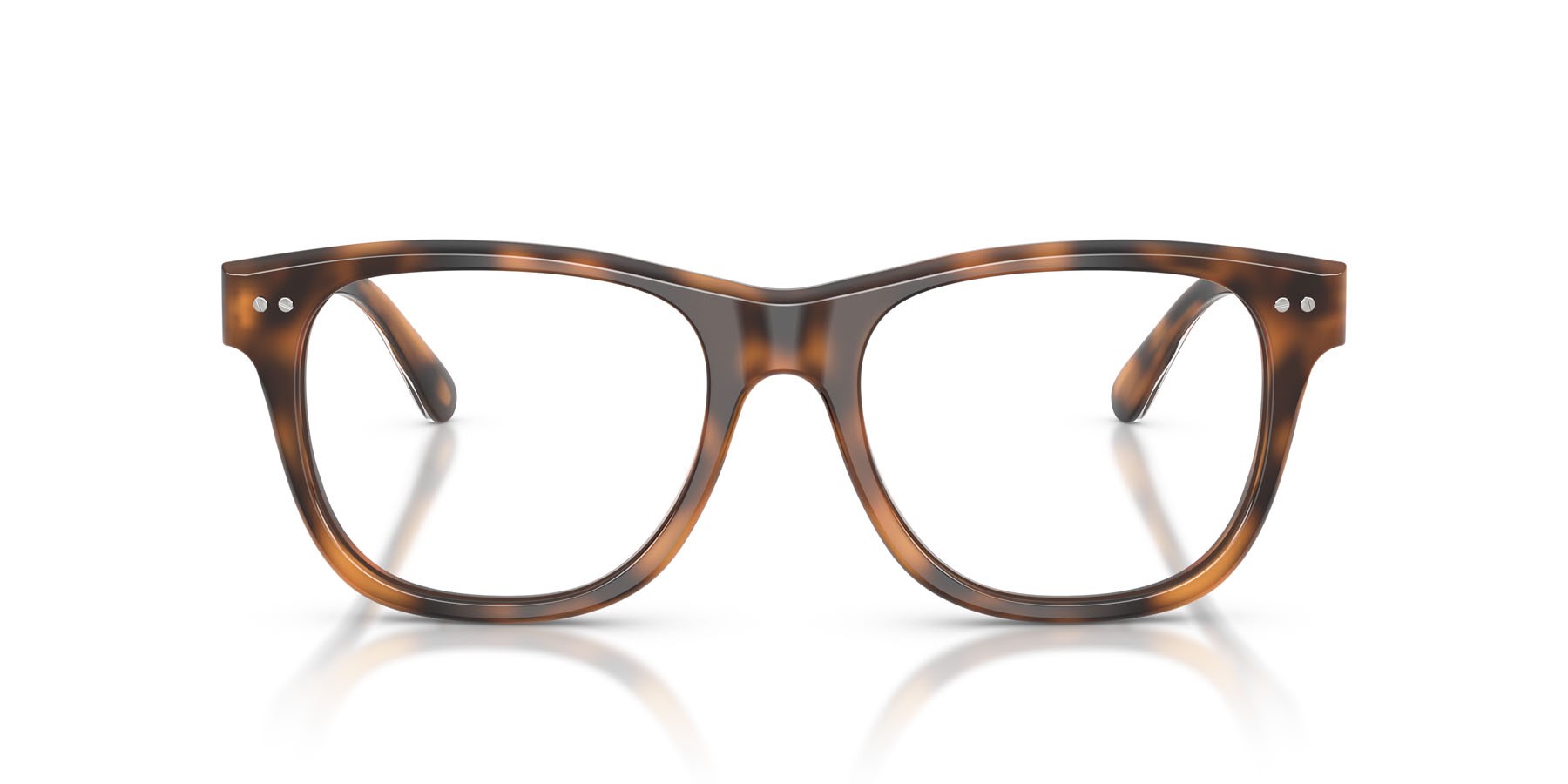 Occhiali da vista Ralph Lauren RL 6260U (6089) colore havana lucido forma quadrato lenti lente demo