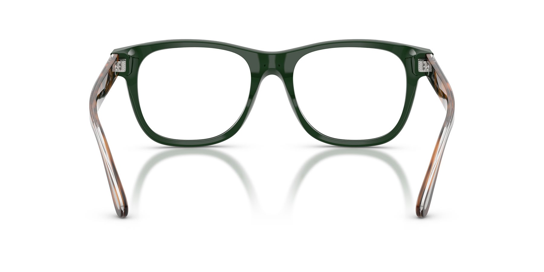 Occhiali da vista Ralph Lauren RL 6260U (6140) colore verde foresta forma quadrato lenti lente demo
