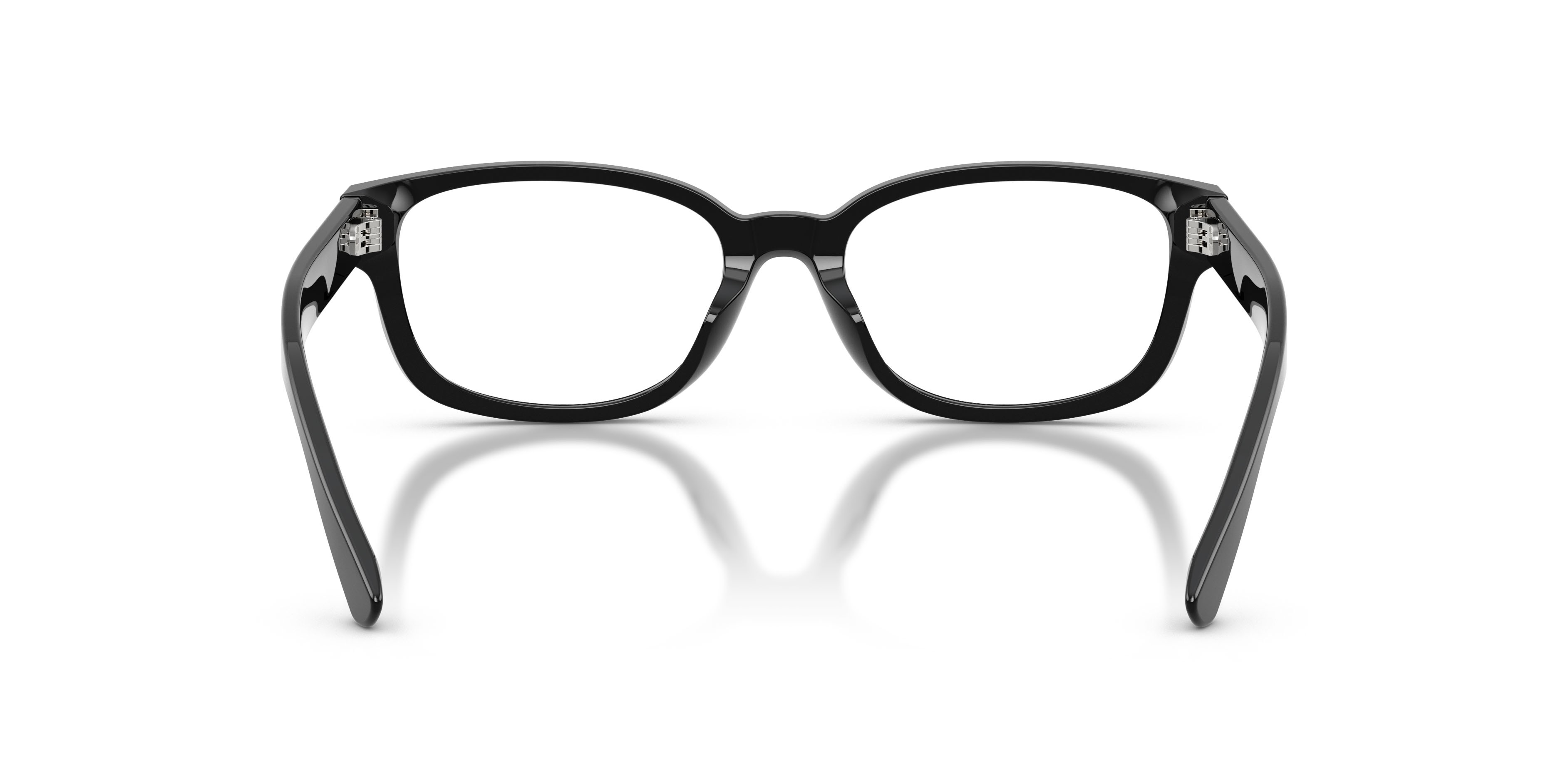 Occhiali da vista Ralph Lauren RL 6261U (5001) colore nero lucido forma farfalla lenti lente demo