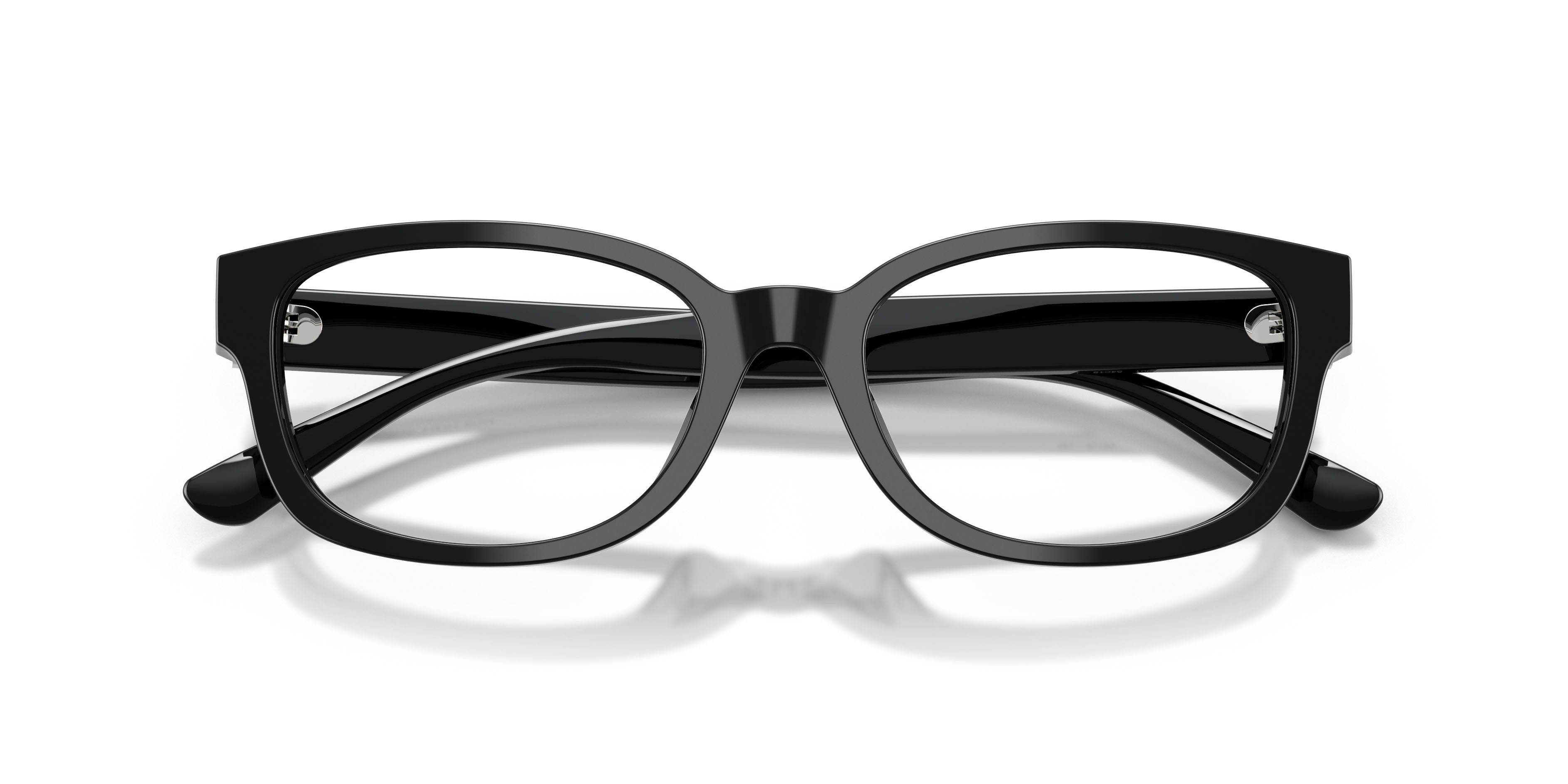 Occhiali da vista Ralph Lauren RL 6261U (5001) colore nero lucido forma farfalla lenti lente demo