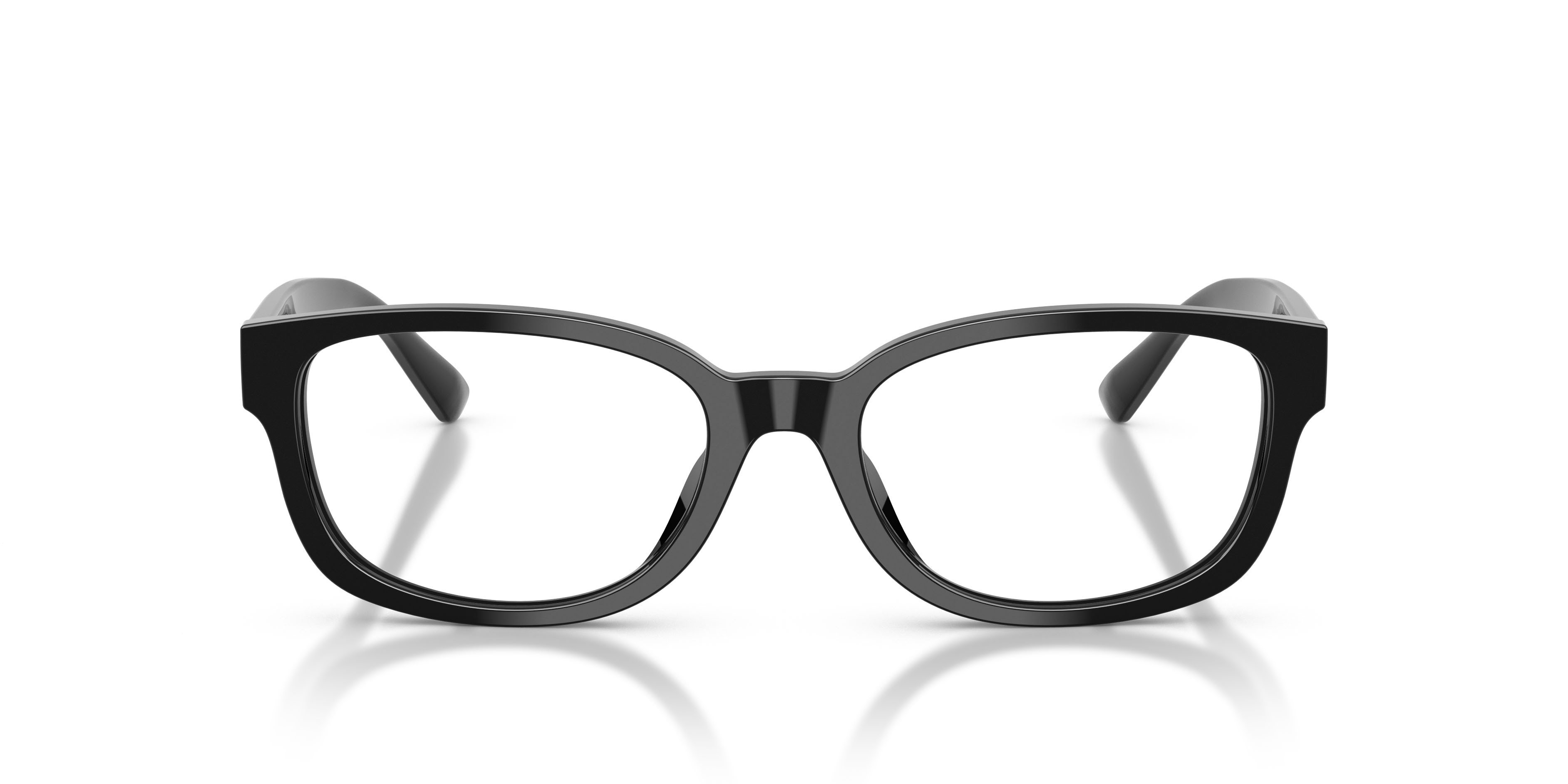 Occhiali da vista Ralph Lauren RL 6261U (5001) colore nero lucido forma farfalla lenti lente demo