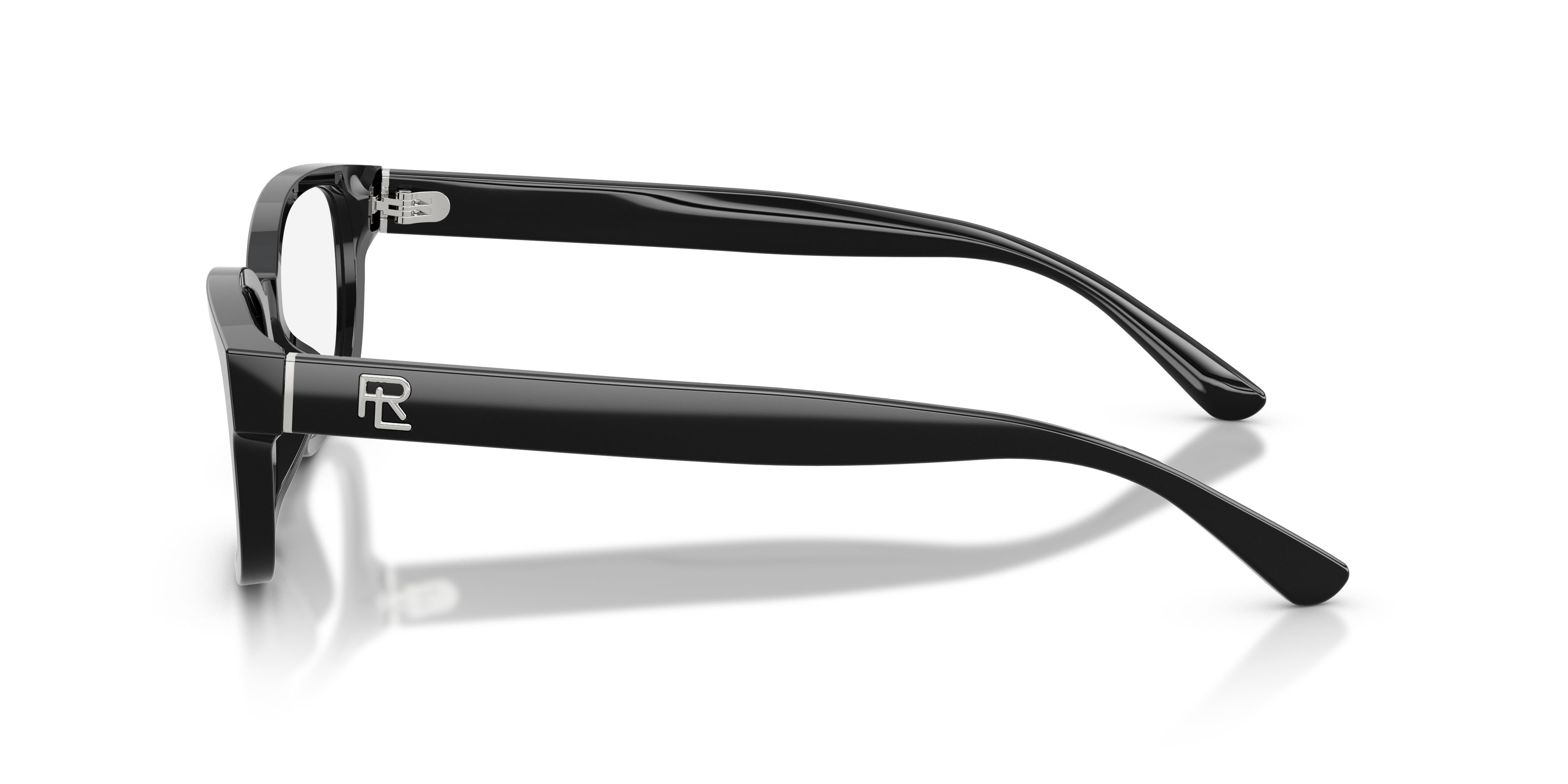 Occhiali da vista Ralph Lauren RL 6261U (5001) colore nero lucido forma farfalla lenti lente demo