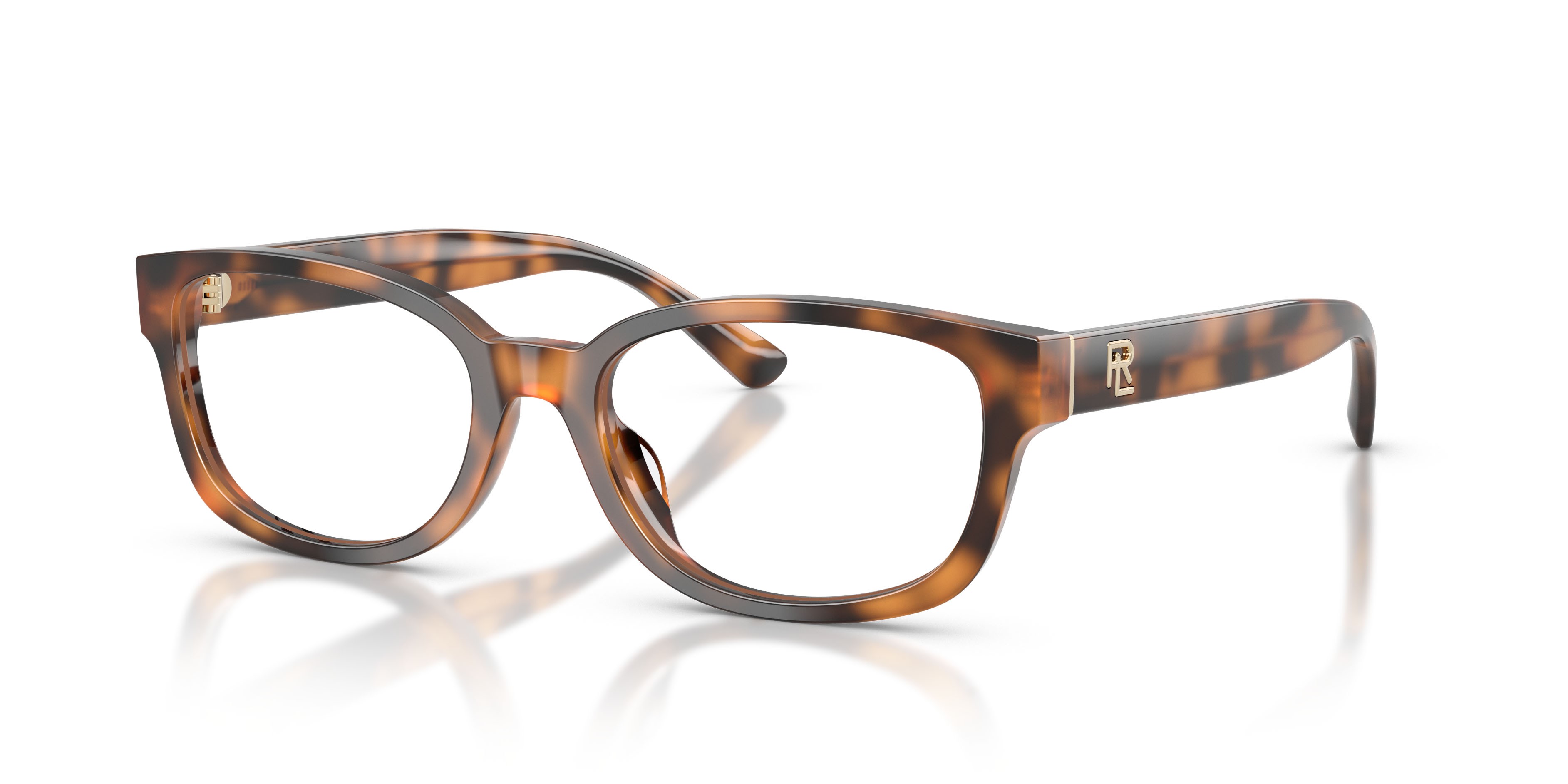 Occhiali da vista Ralph Lauren RL 6261U (6089) colore havana forma farfalla lenti lente demo