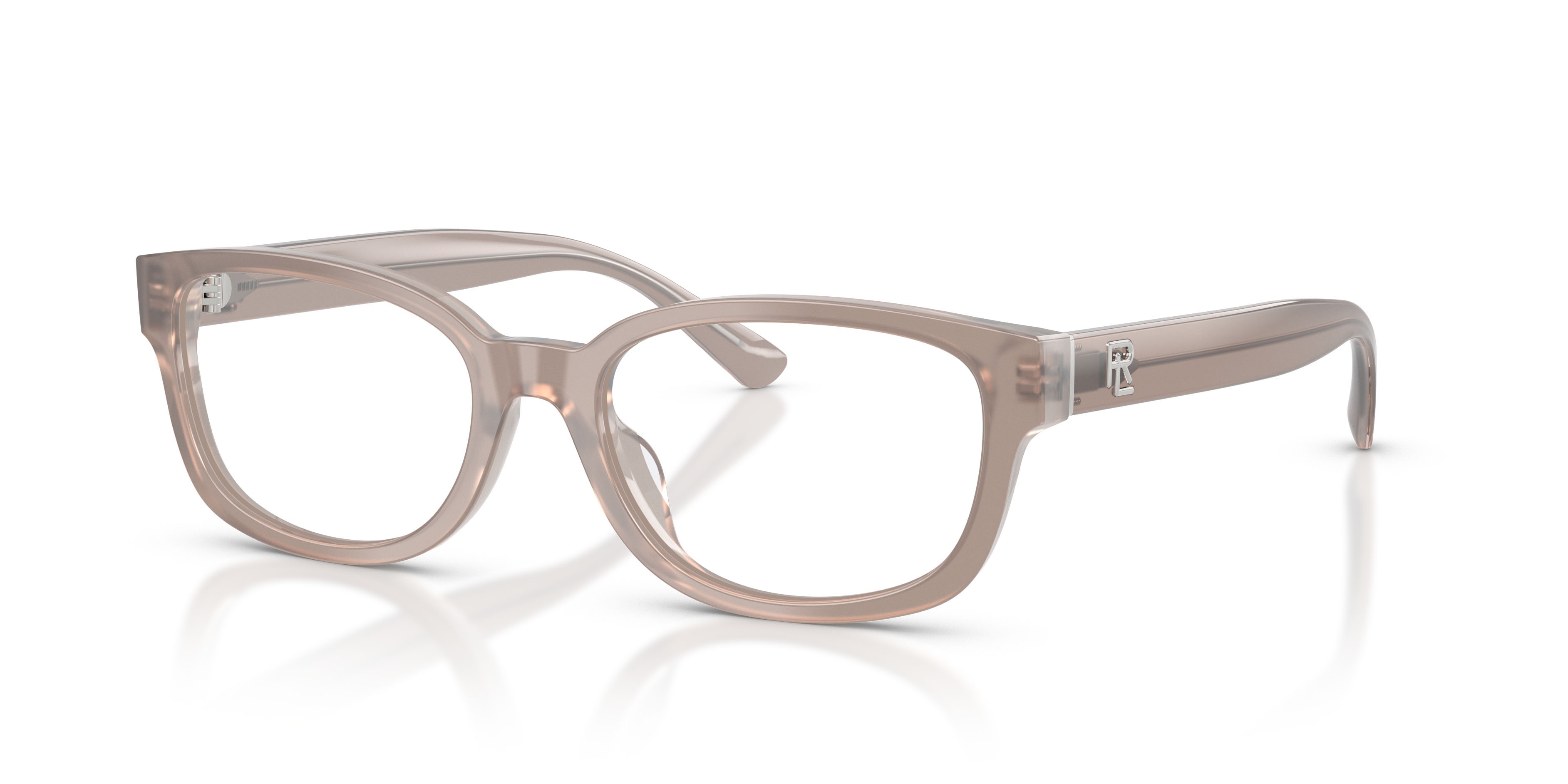 Eyeglasses Ralph Lauren RL 6261U (6349) color marrone/grigio shape butterfly lenses lente demo