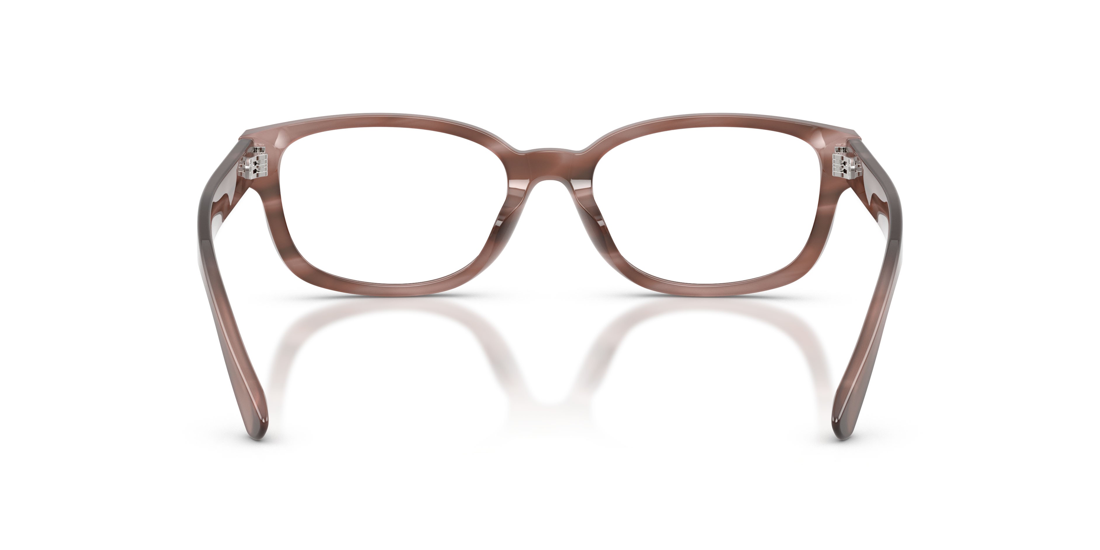 Eyeglasses Ralph Lauren RL 6261U (6350) color tartarugato rosa chiaro shape butterfly lenses lente demo