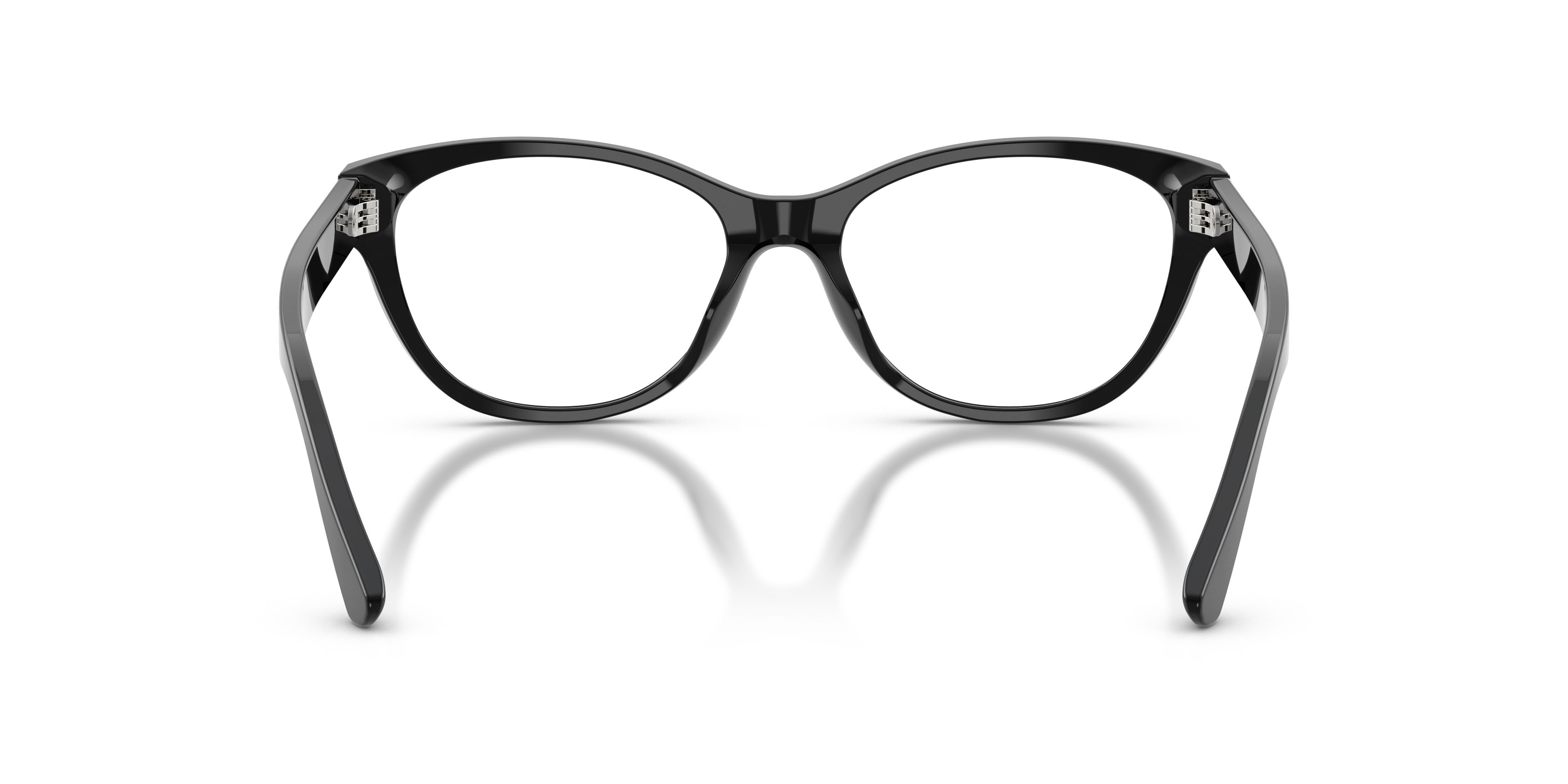 Occhiali da vista Ralph Lauren RL 6262U (5001) colore nero lucido forma farfalla lenti lente demo