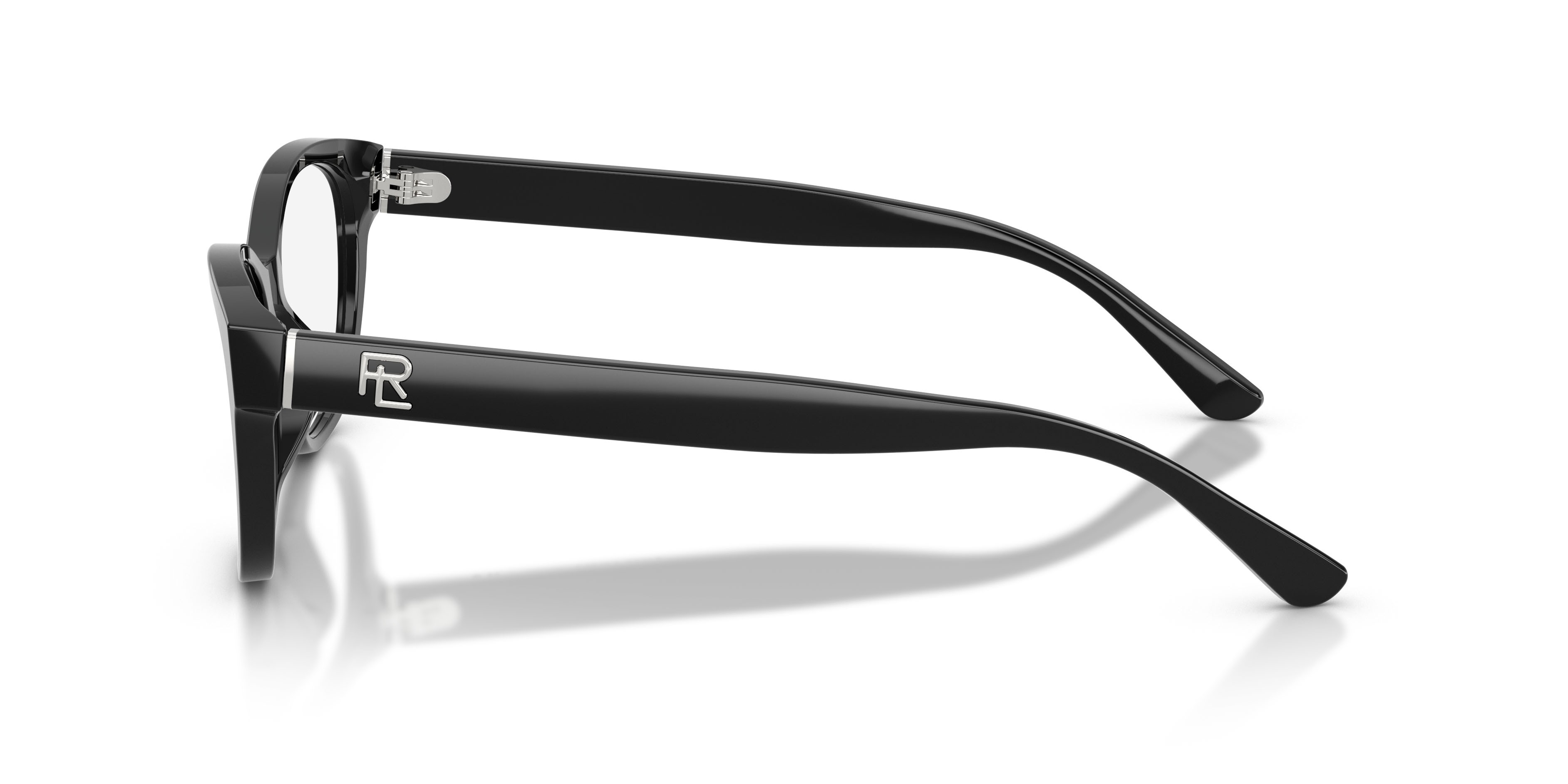 Occhiali da vista Ralph Lauren RL 6262U (5001) colore nero lucido forma farfalla lenti lente demo