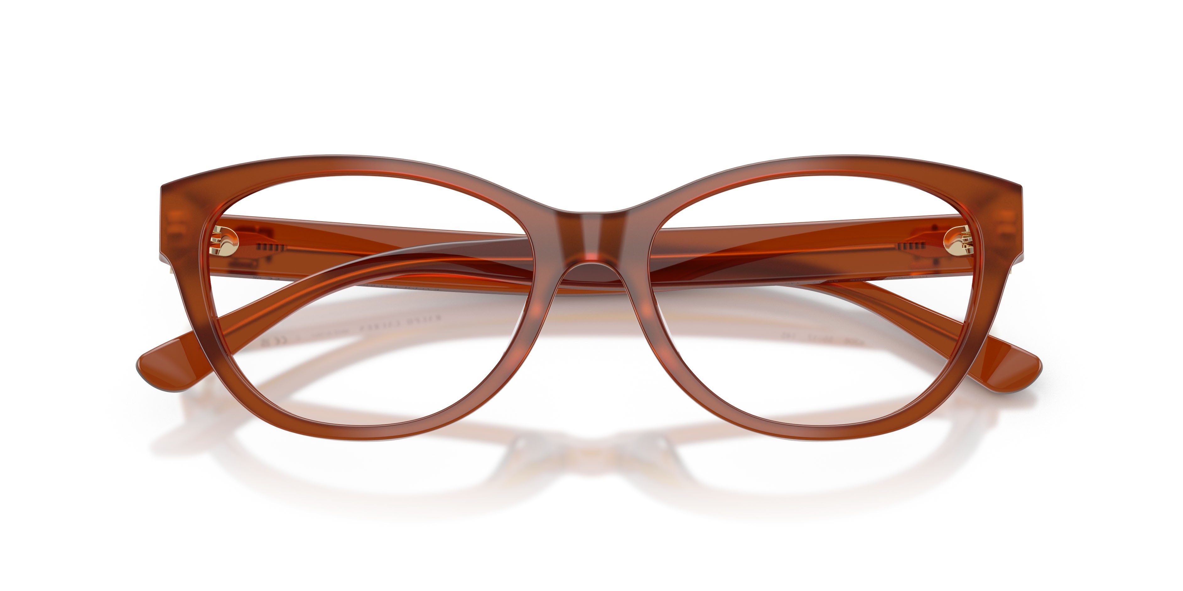 Occhiali da vista Ralph Lauren RL 6262U (6306) colore marrone opale forma farfalla lenti lente demo