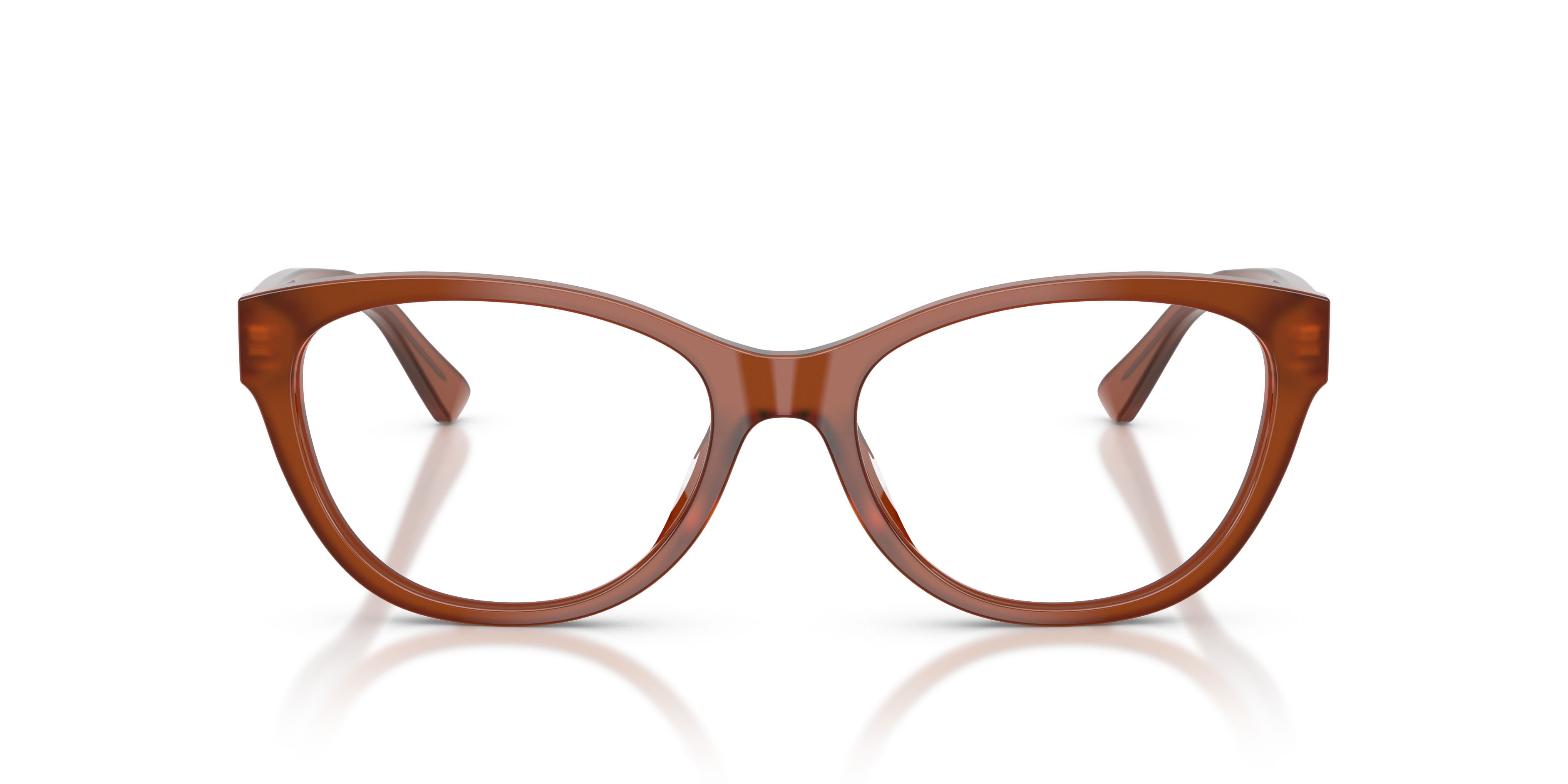 Occhiali da vista Ralph Lauren RL 6262U (6306) colore marrone opale forma farfalla lenti lente demo