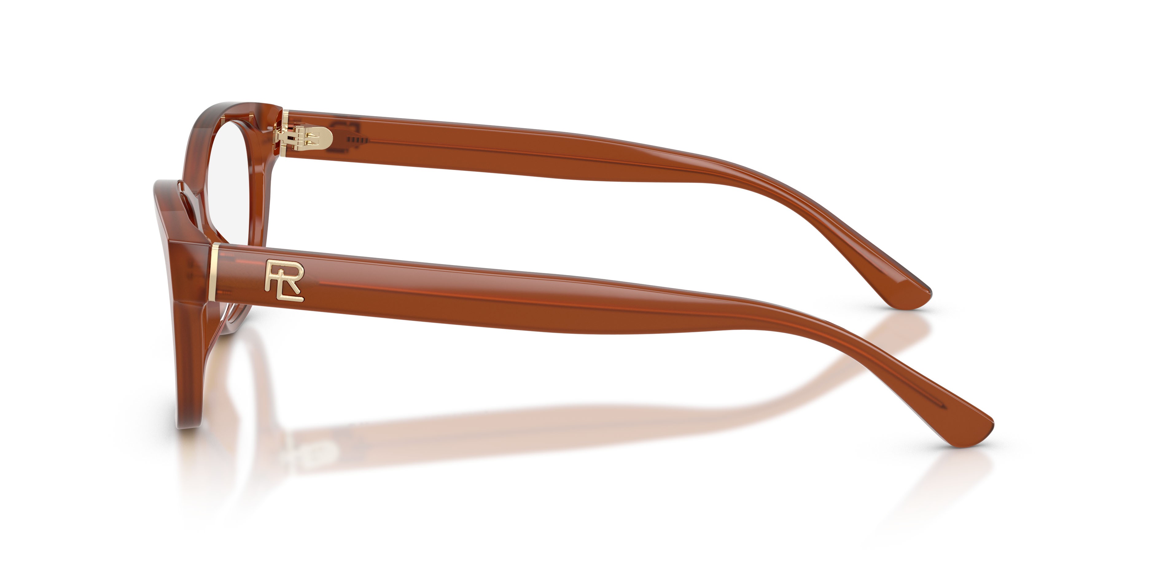 Occhiali da vista Ralph Lauren RL 6262U (6306) colore marrone opale forma farfalla lenti lente demo