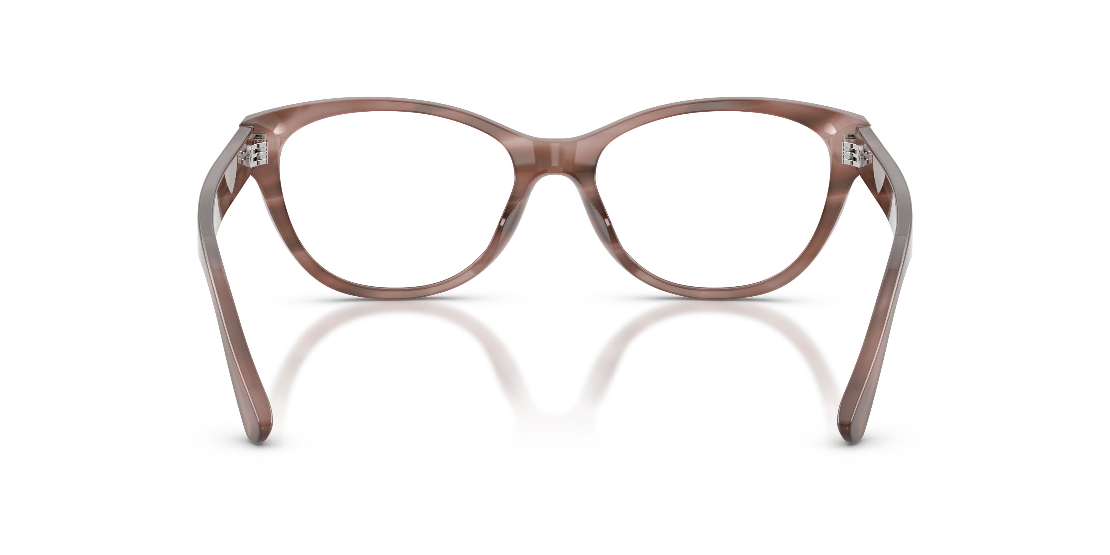Occhiali da vista Ralph Lauren RL 6262U (6350) colore tartarugato rosa chiaro forma farfalla lenti lente demo