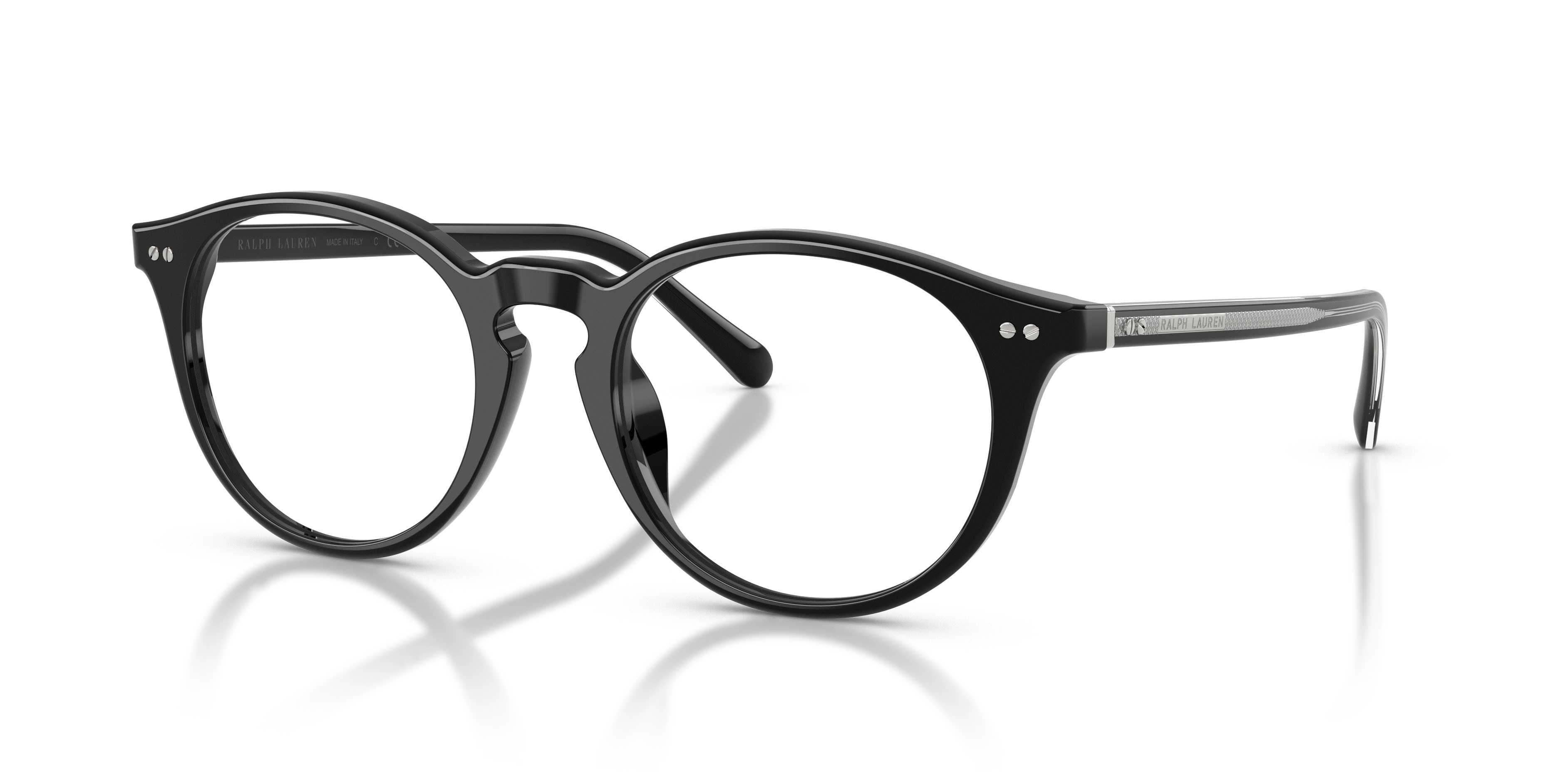 Eyeglasses Ralph Lauren RL 6263U (5001) color nero lucido shape oval lenses lente demo