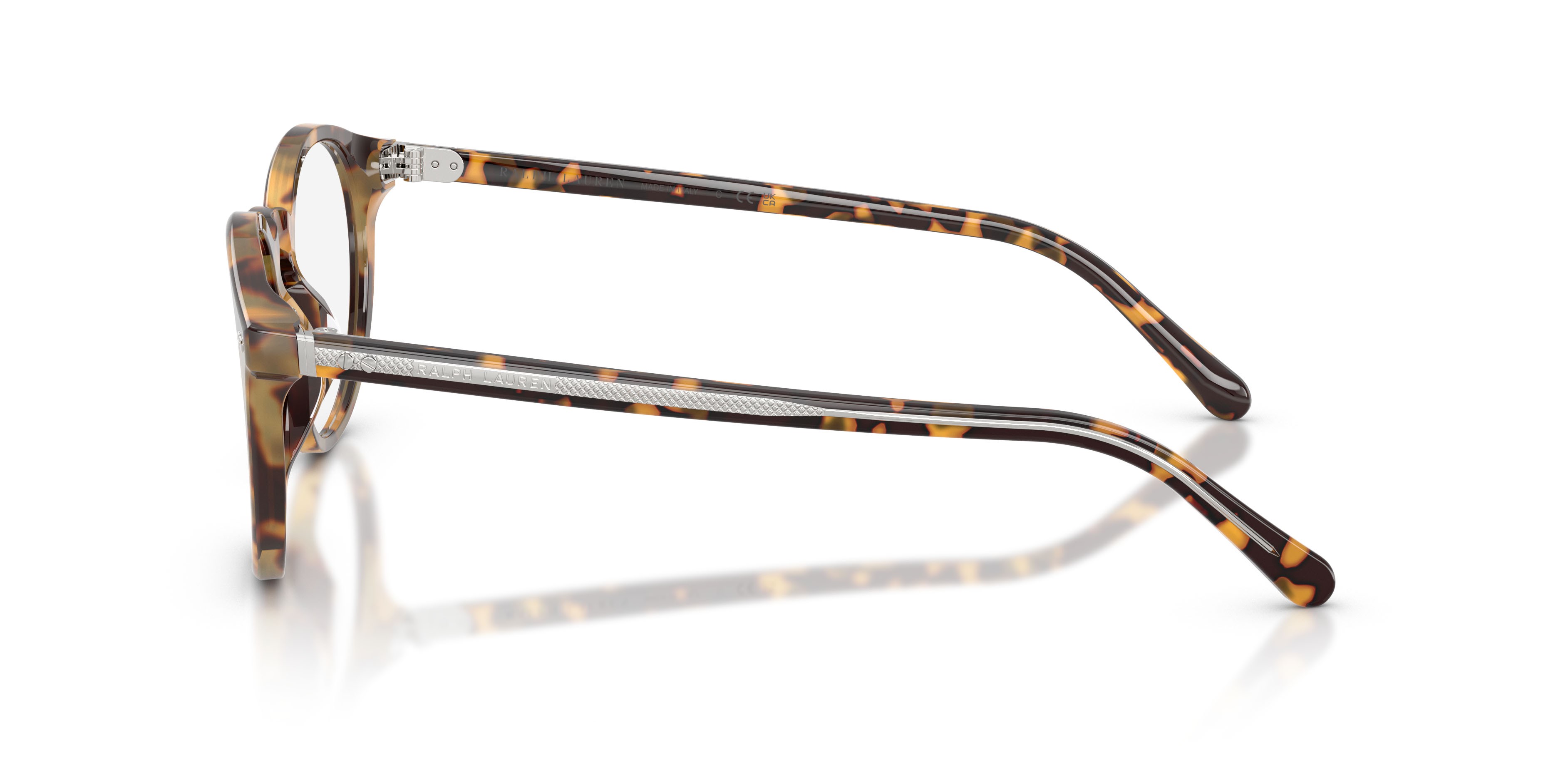 Eyeglasses Ralph Lauren RL 6263U (6339) color havana chiaro shape oval lenses lente demo