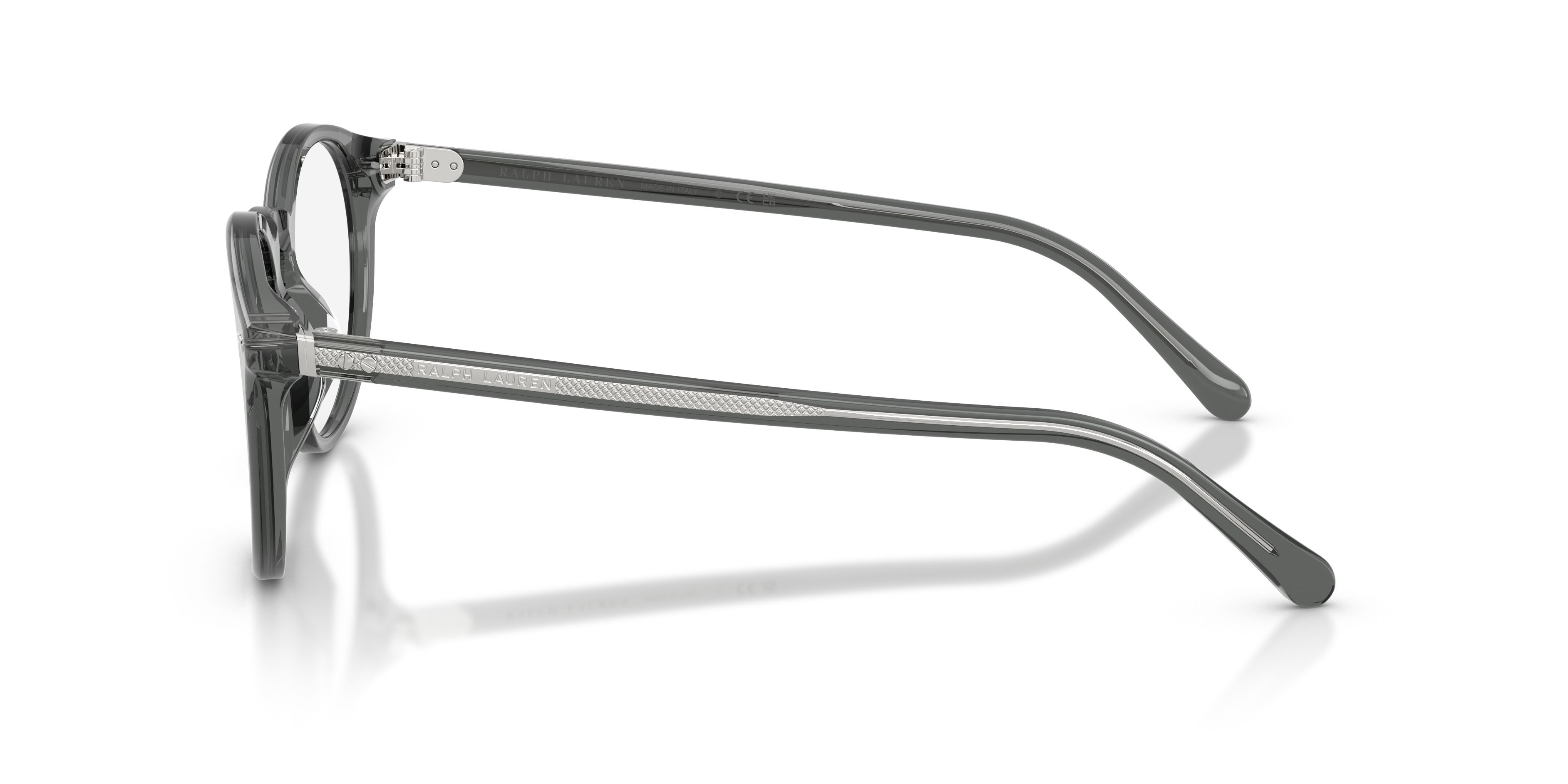 Eyeglasses Ralph Lauren RL 6263U (6347) color grigio trasparente shape oval lenses lente demo