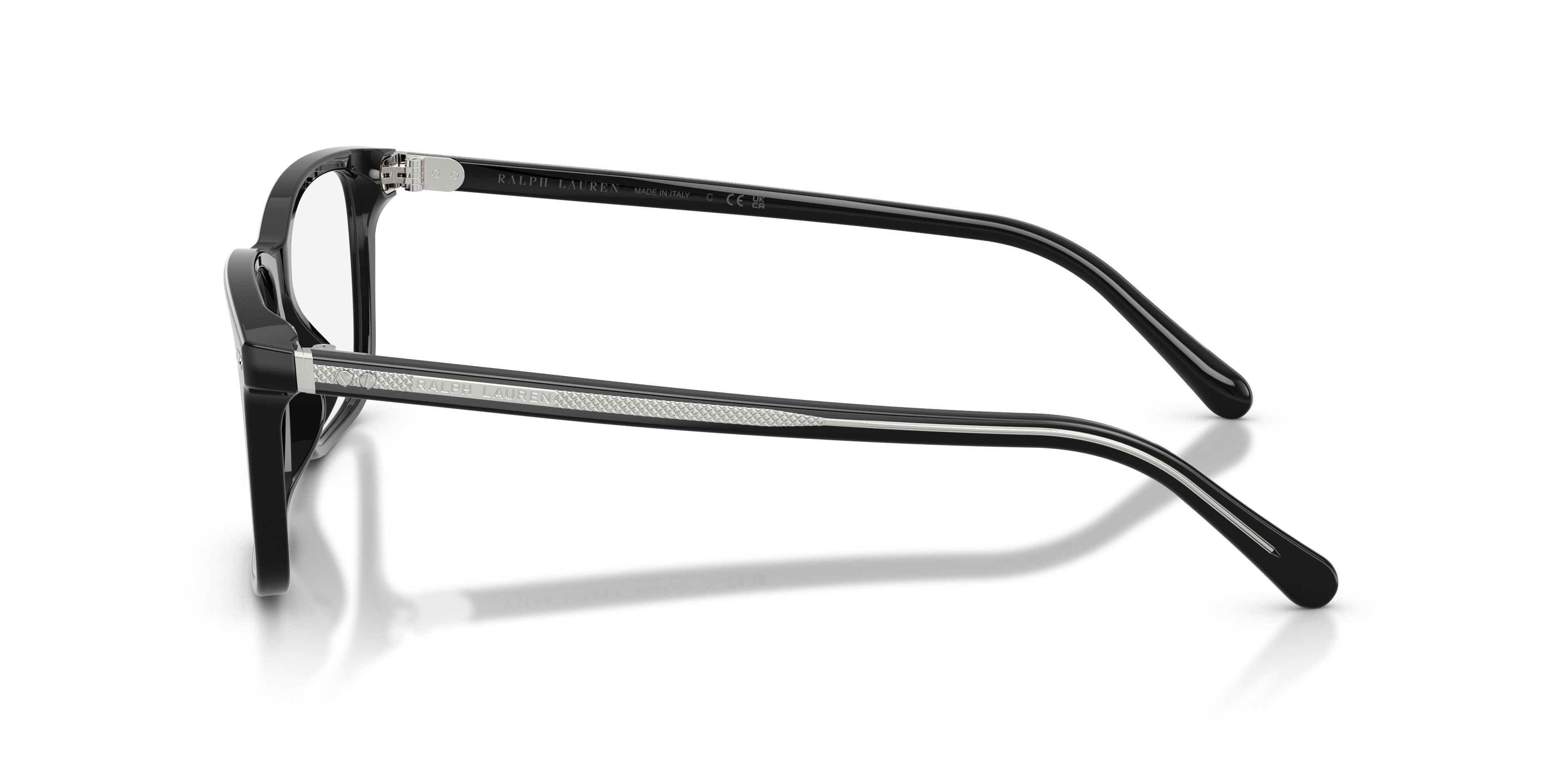 Eyeglasses Ralph Lauren RL 6264U (5001) color nero lucido shape oval lenses lente demo
