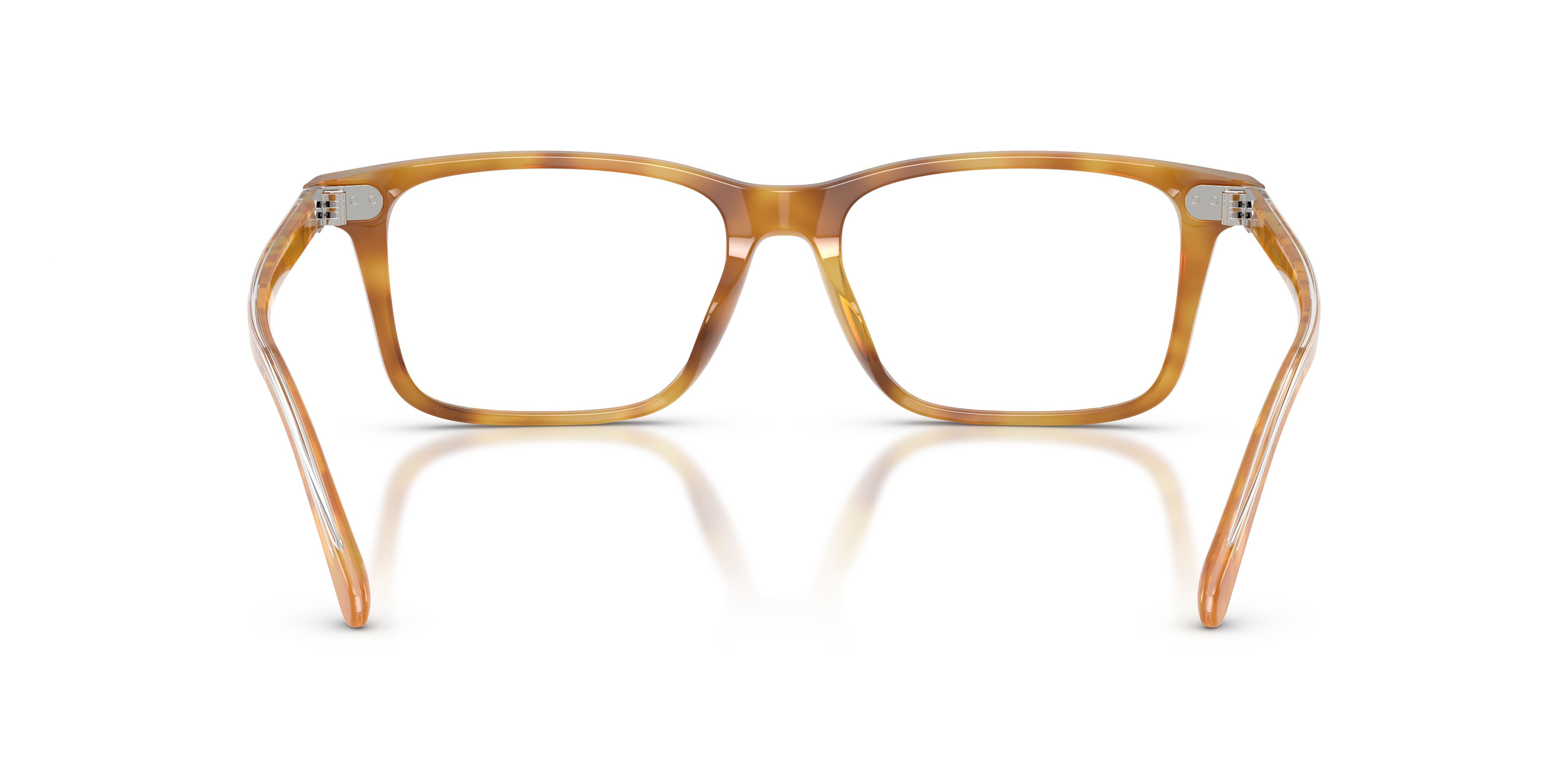 Eyeglasses Ralph Lauren RL 6264U (6185) color marrone chiaro tartarugato lucido shape oval lenses lente demo