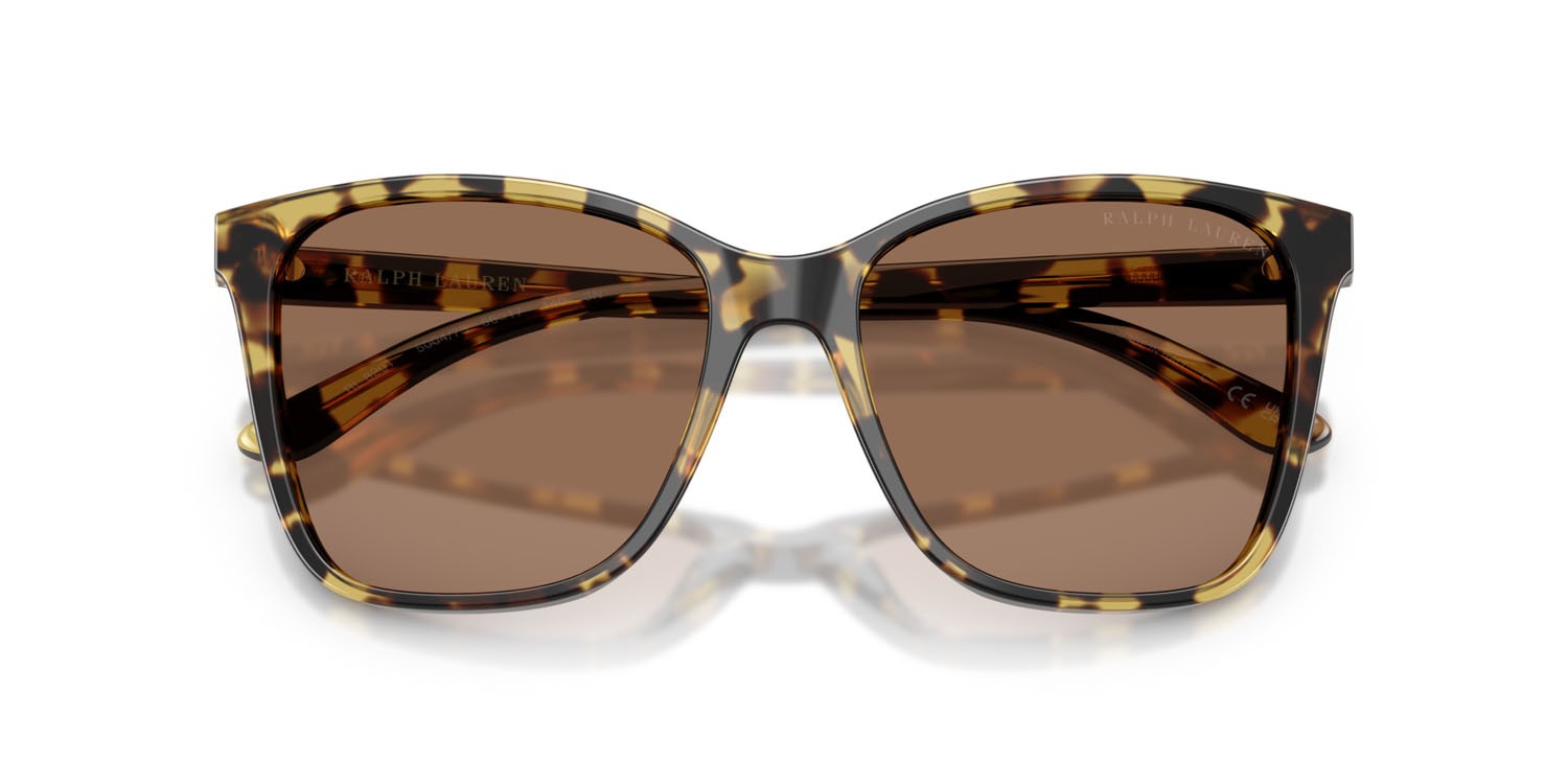 Sunglasses Ralph Lauren RL 8201 (500473) color havana effetto maculato shape square lenses marrone