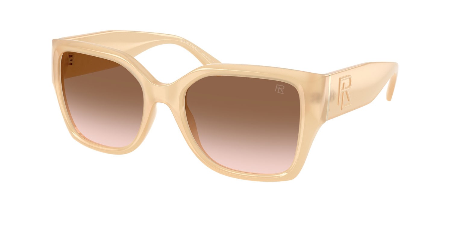 Sunglasses Ralph Lauren RL 8230U (624513) color marrone opale marzapane shape square lenses marrone sfumato