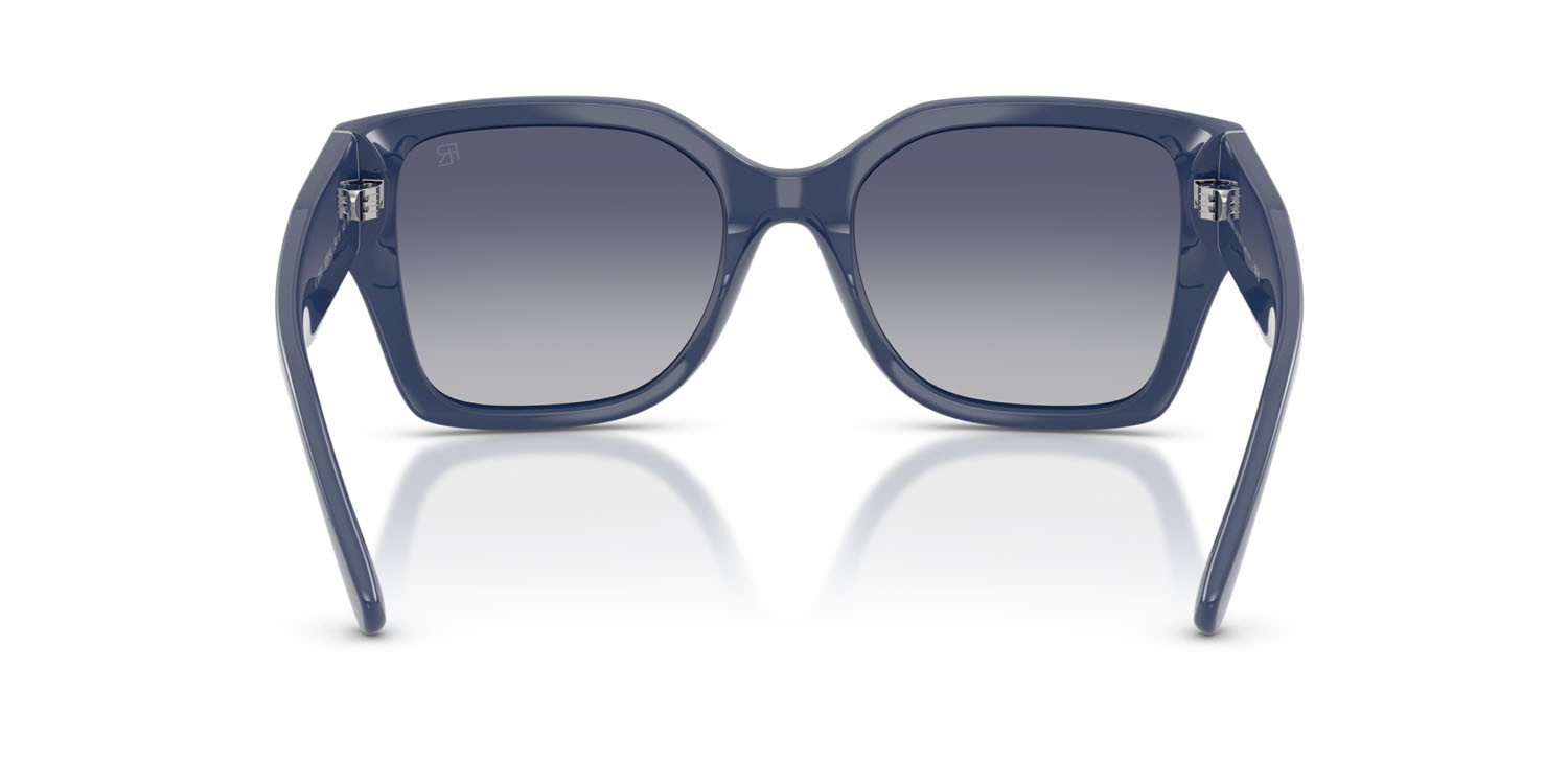 Sunglasses Ralph Lauren RL 8230U (62804L) color blu lucido shape square lenses blu sfumato