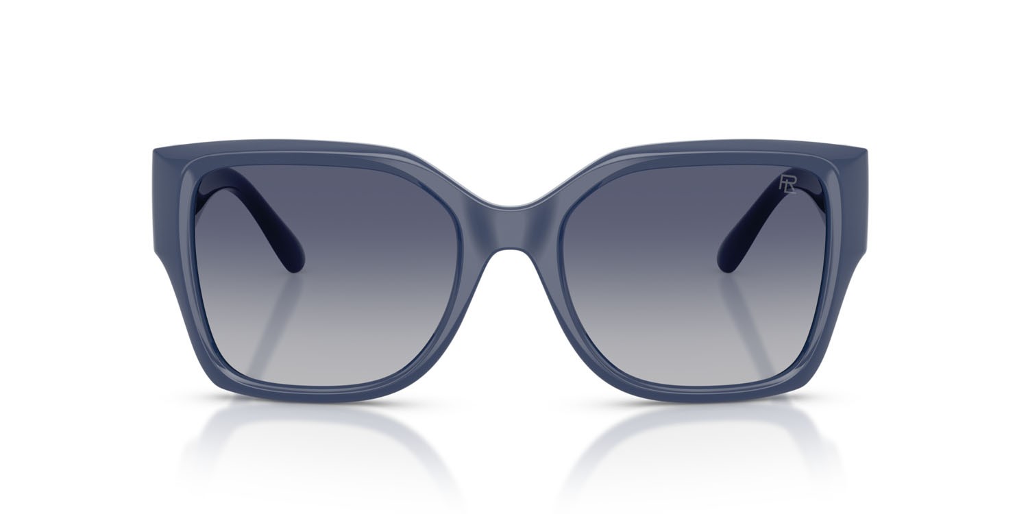 Sunglasses Ralph Lauren RL 8230U (62804L) color blu lucido shape square lenses blu sfumato