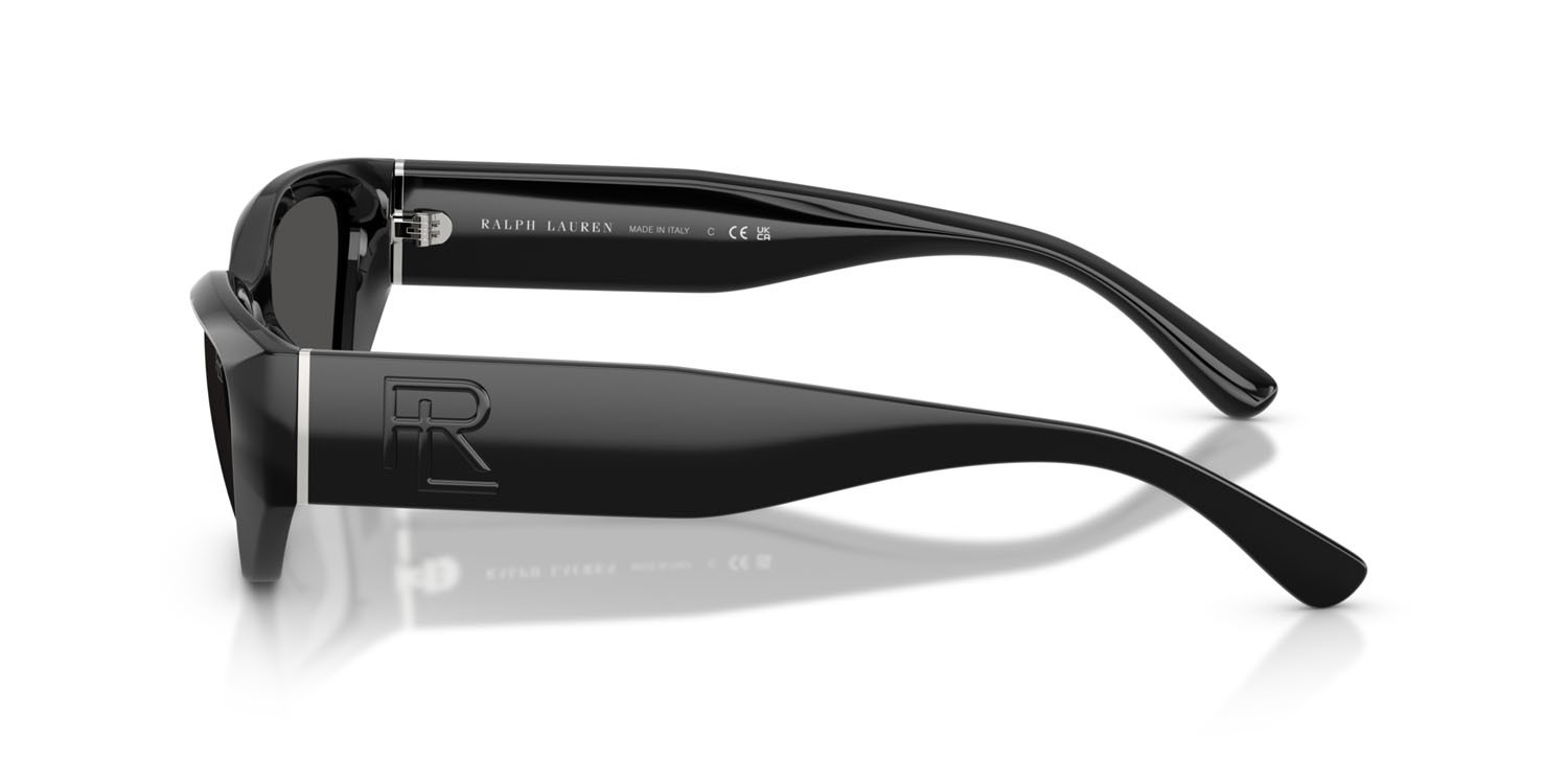 Sunglasses Ralph Lauren RL 8231U (500187) color nero shape square lenses grigio