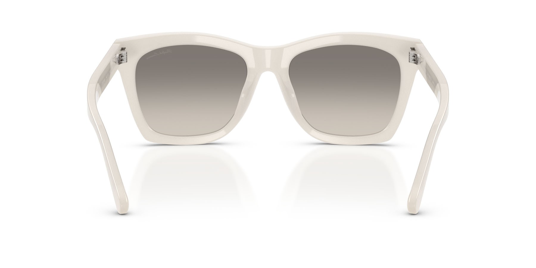 Sunglasses Ralph Lauren RL 8235U (618208) color opaline milky shape square lenses flash grigio sfumato
