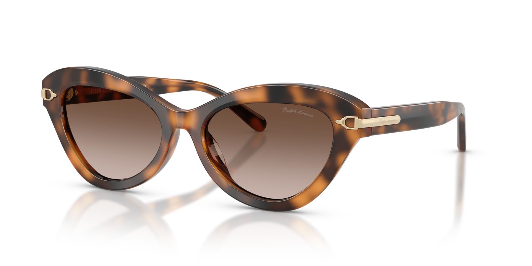Sunglasses Ralph Lauren RL 8236U (608913) color havana shape cat eye lenses marrone sfumato