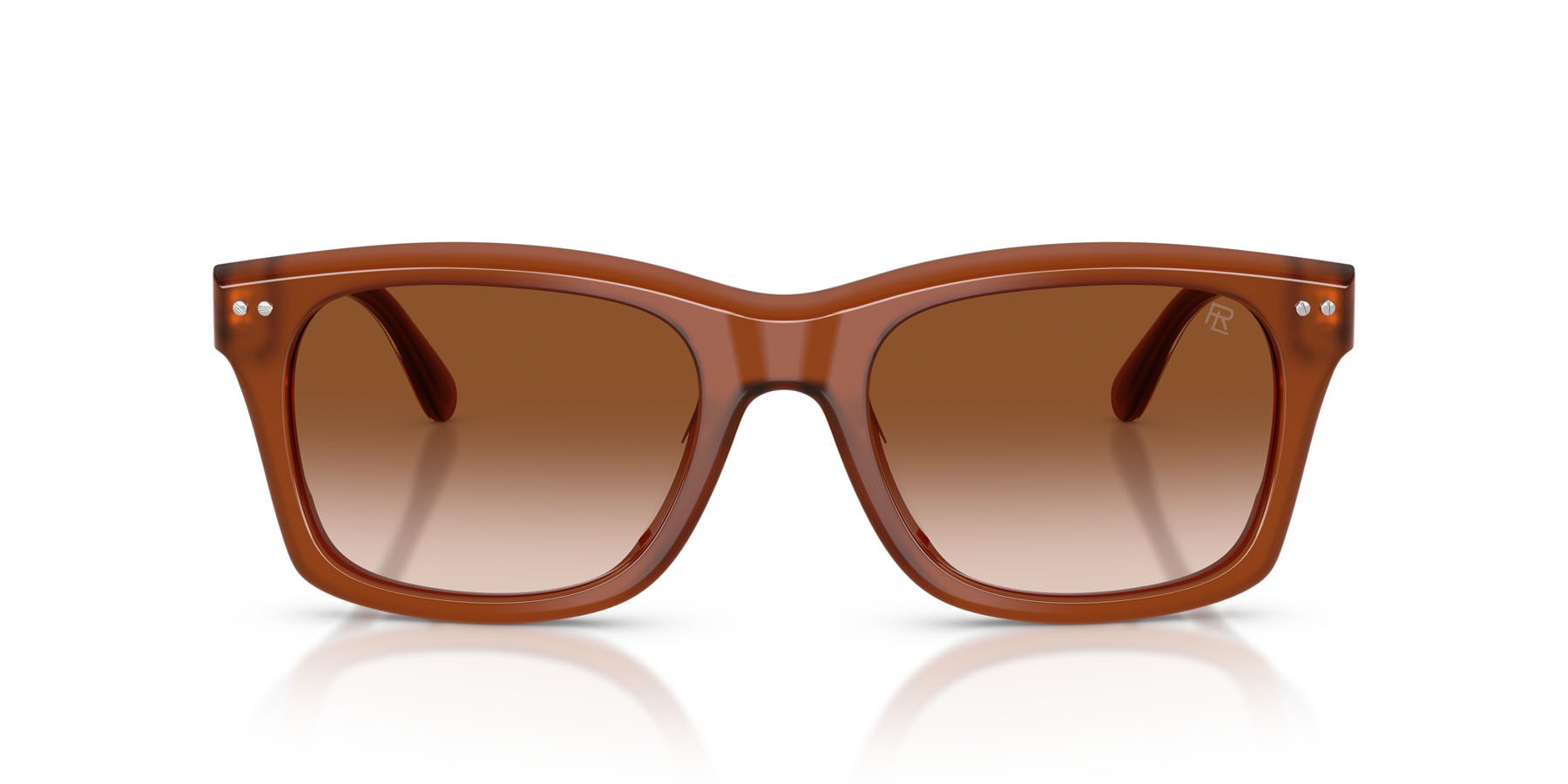 Sunglasses Ralph Lauren RL 8237U (630613) color marrone opale bio shape square lenses marrone sfumato