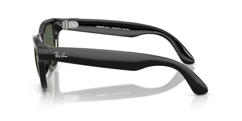 Sonnenbrillen Ray-Ban Meta Smart Glasses Skyler RW 4010 (601/71) farbe nero form cat-eye gläser g-15 verde