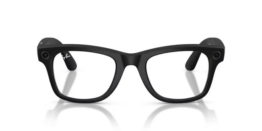 Sunglasses Ray-Ban Meta AI Glasses Wayfarer RW 4012 (601S1Z) color nero shape square lenses trasparente/grigio