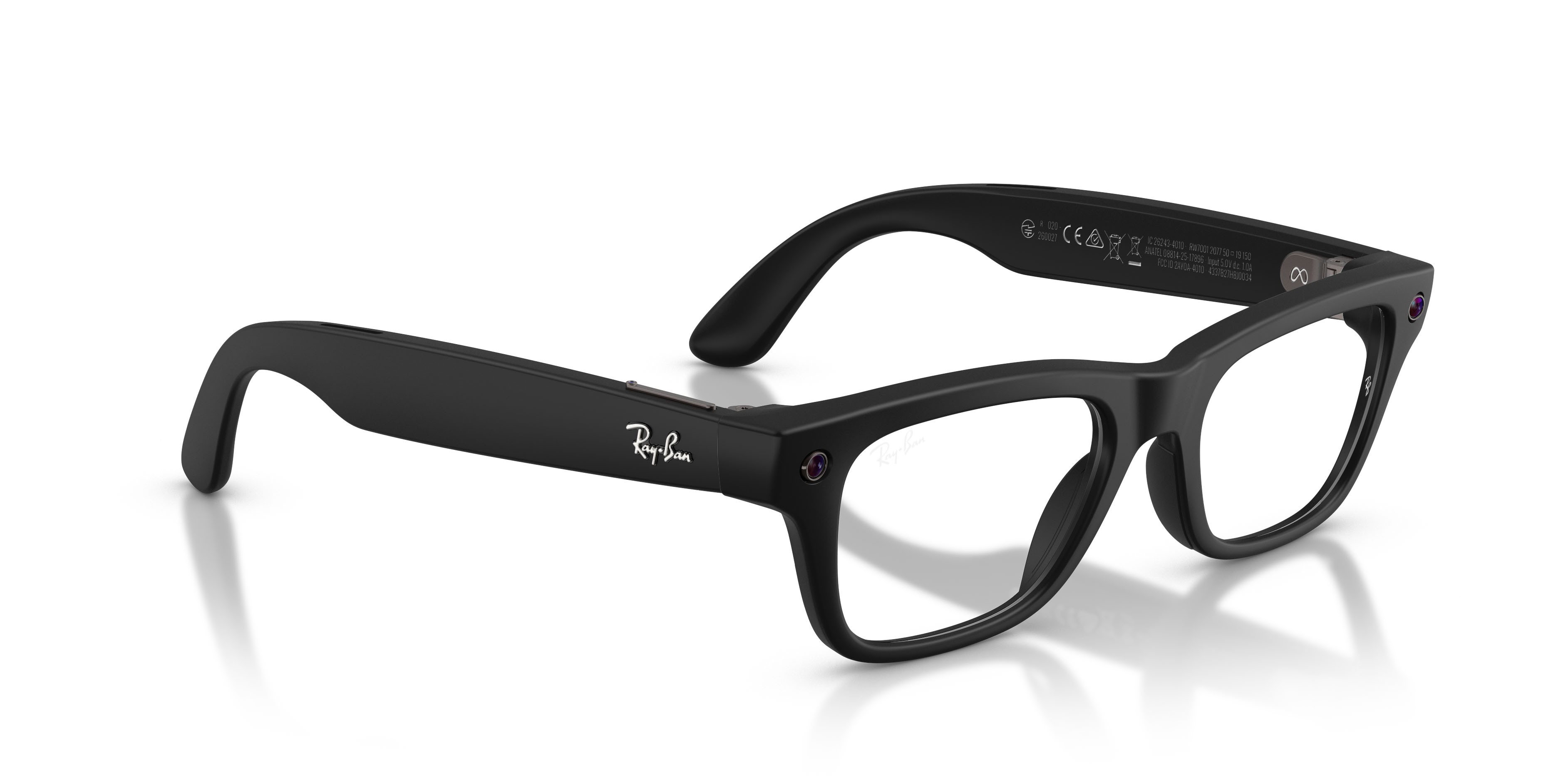 Eyeglasses Ray-Ban Meta AI Glasses Blayzer Optics RW 7001 (2077) color nero shape rectangle lenses lente demo